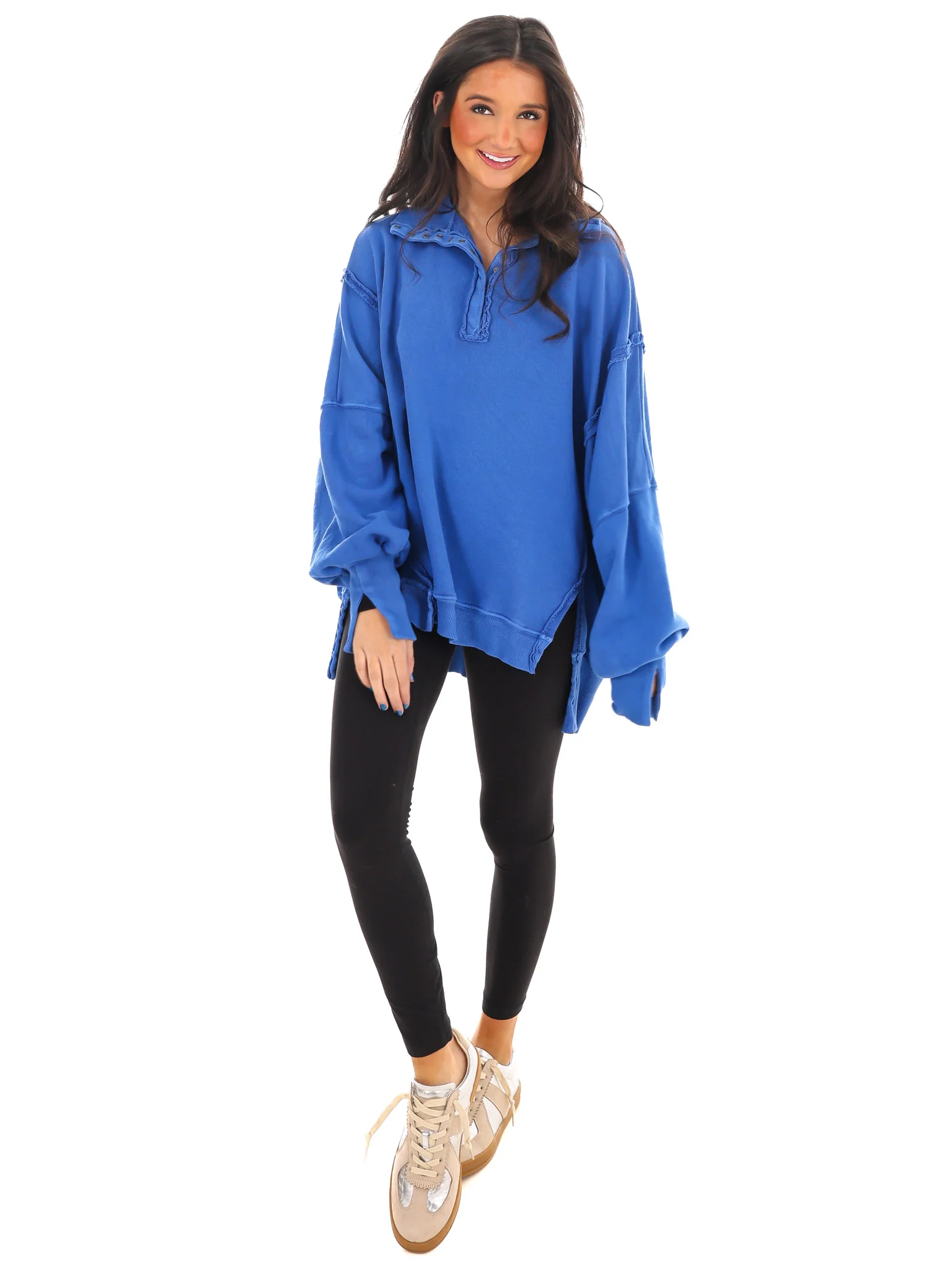 Free People Camden Henley Sweatshirt - Image 2