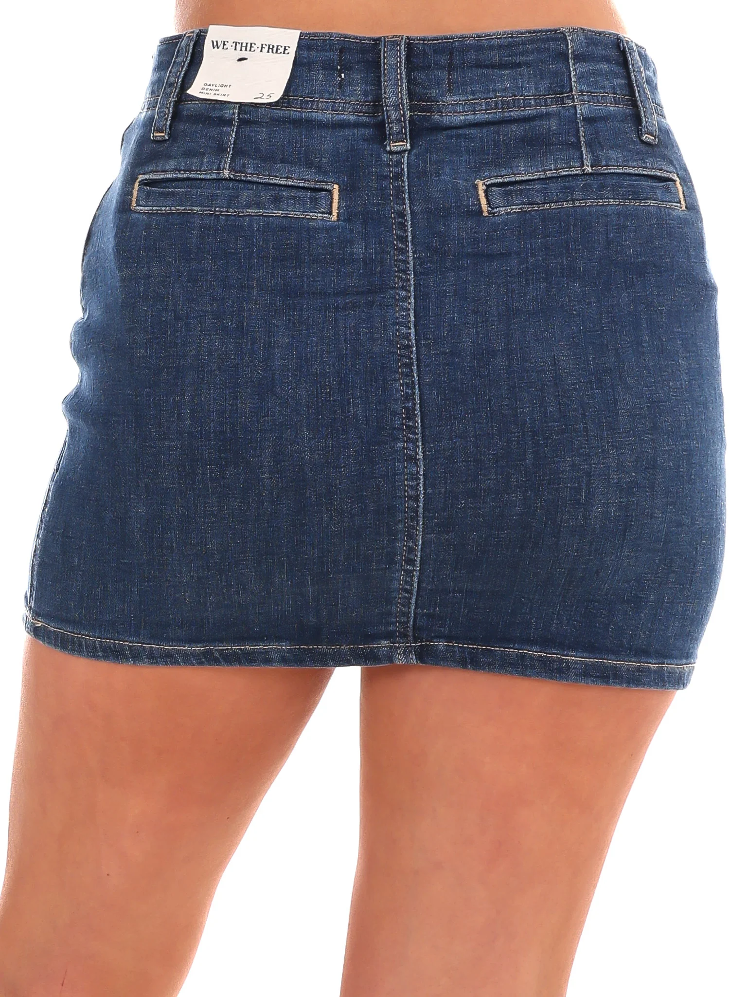 Free People Daylight Denim Mini Skirt - Image 8