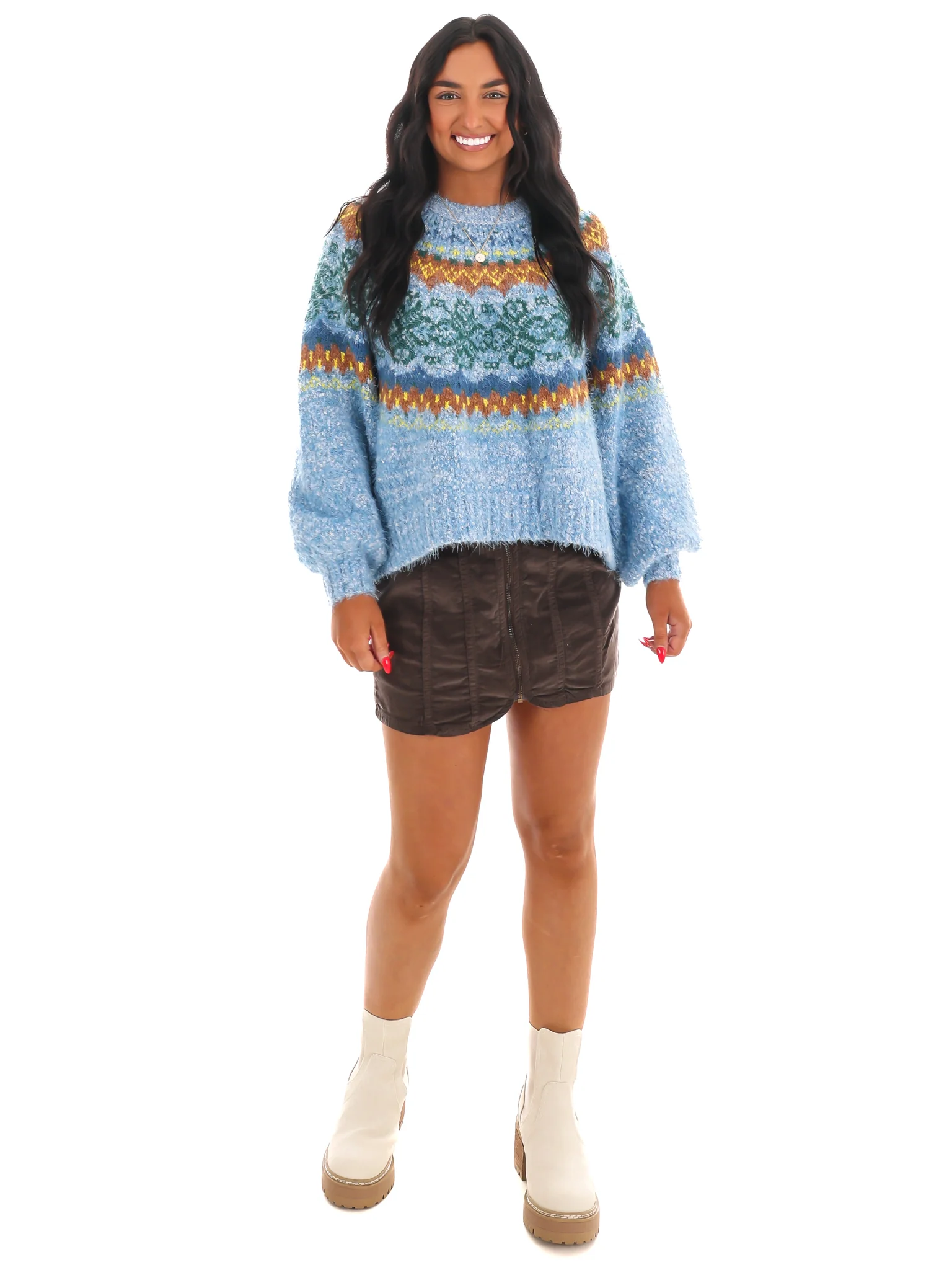Free People Festive Frost Sweater - Image 2