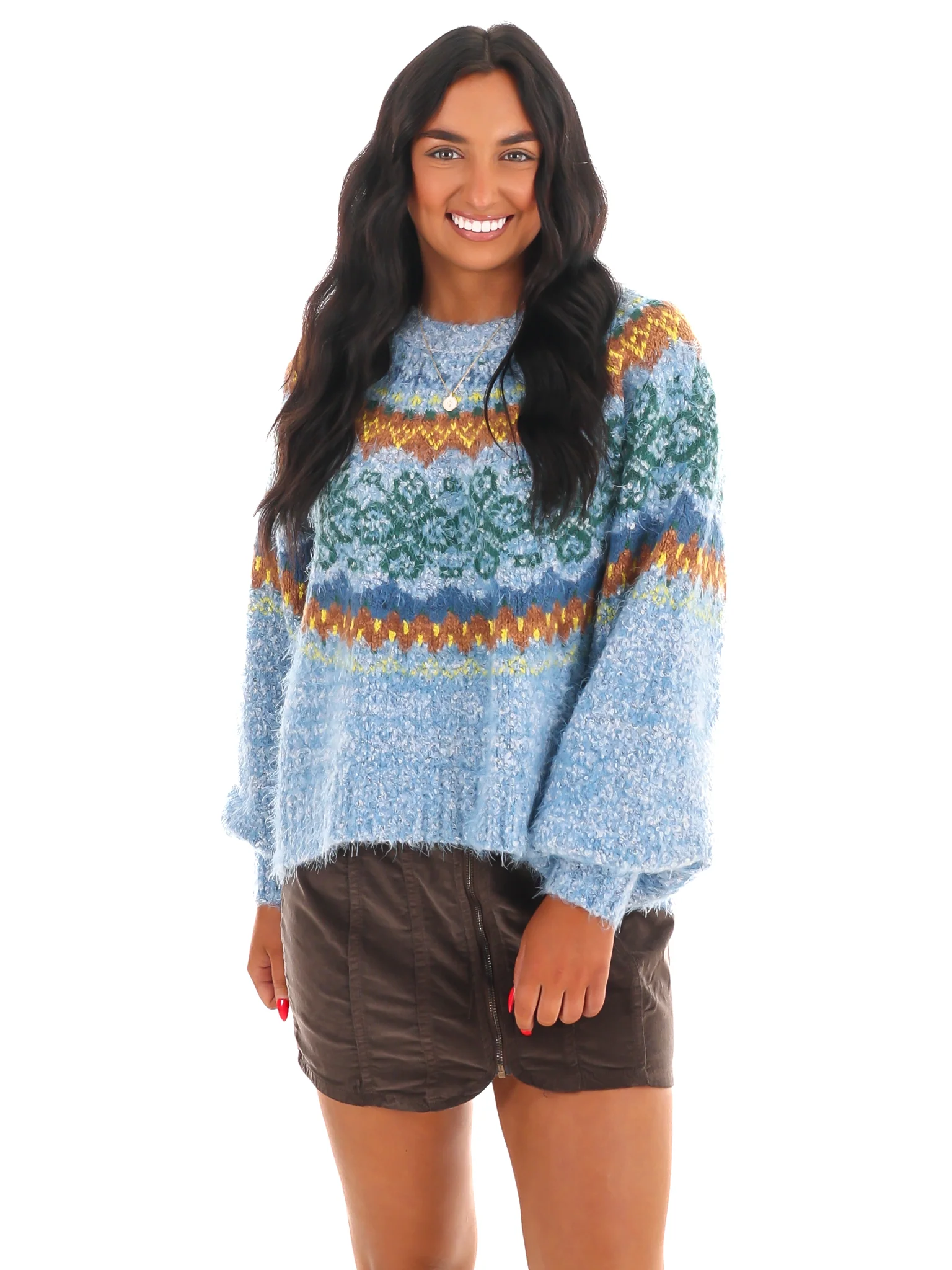 Free People Festive Frost Sweater - Image 5