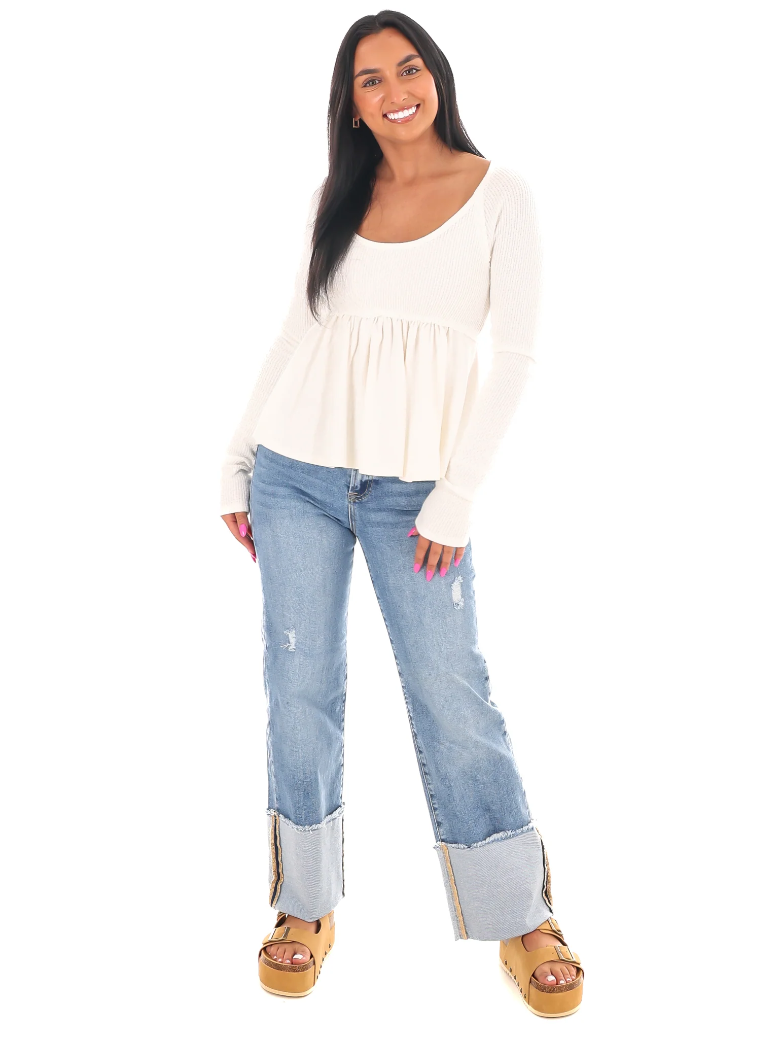 Free People Found Your Babydoll Top - Image 2