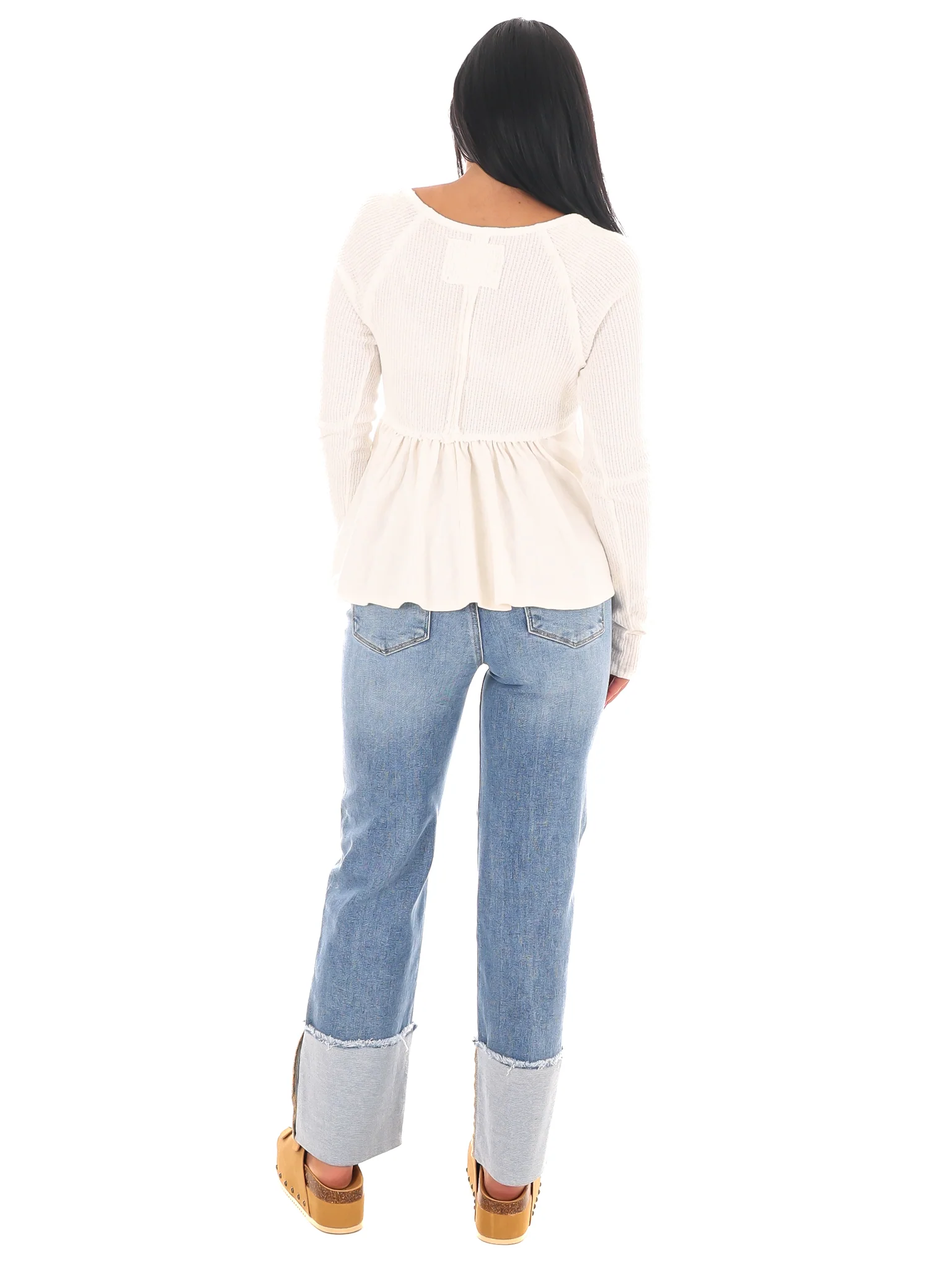 Free People Found Your Babydoll Top - Image 7