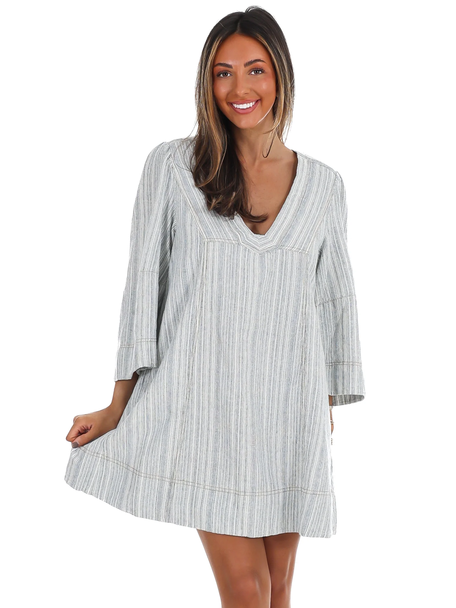 Free People Goldie Balloon Sleeve Dress - Image 5