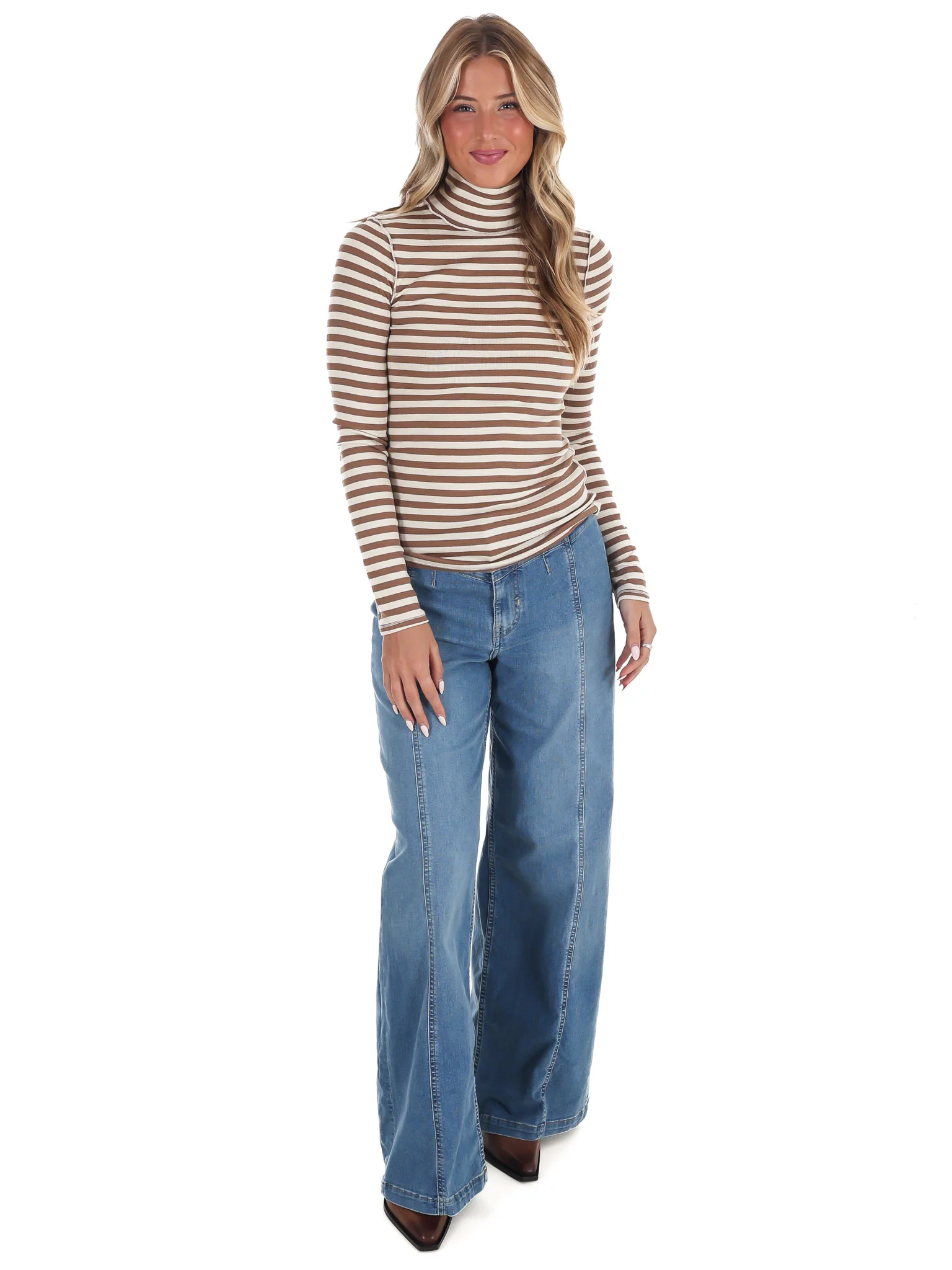 Free People Good Good Turtle Stripe Top - Image 2