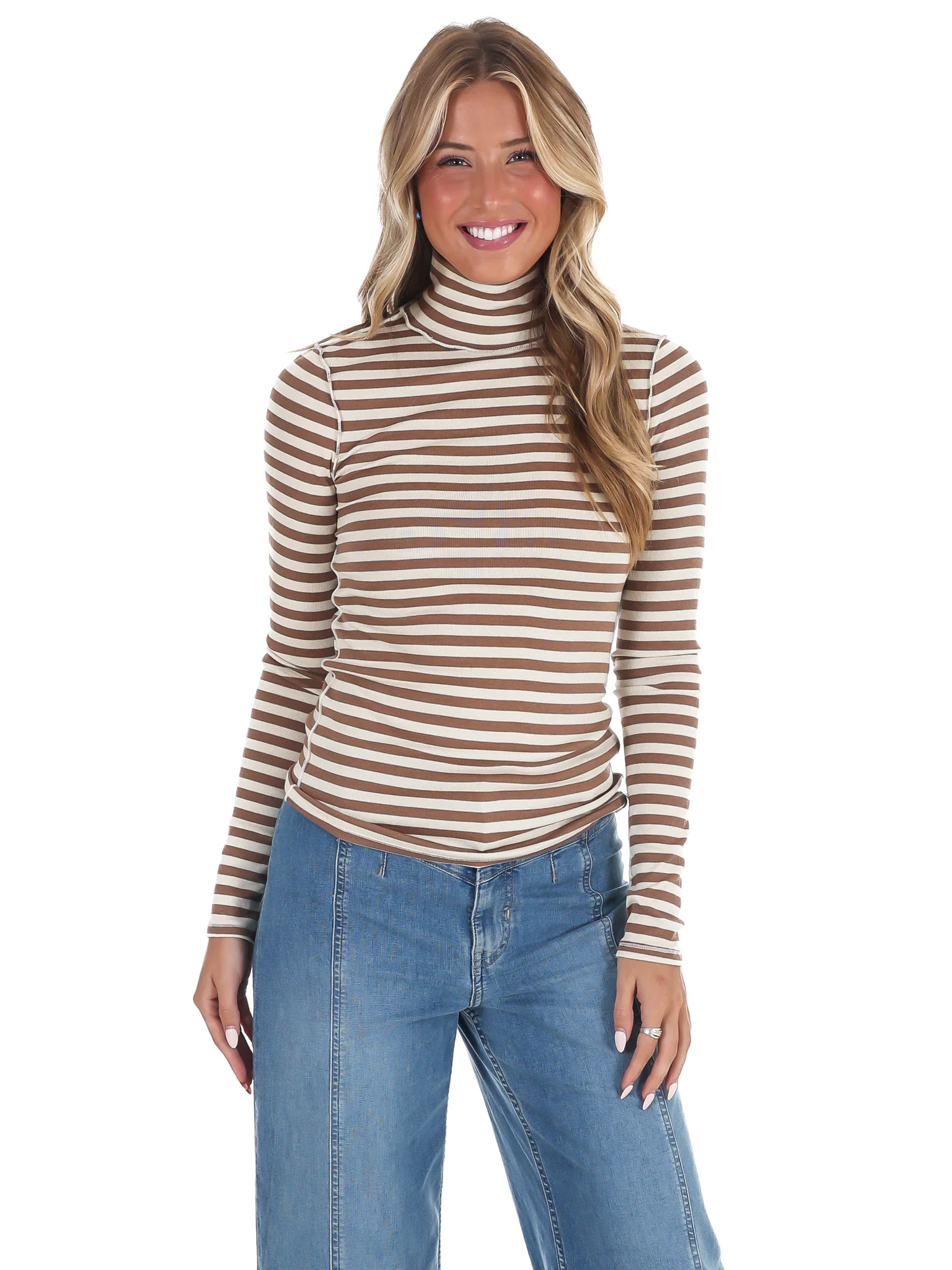 Free People Good Good Turtle Stripe Top - Image 3