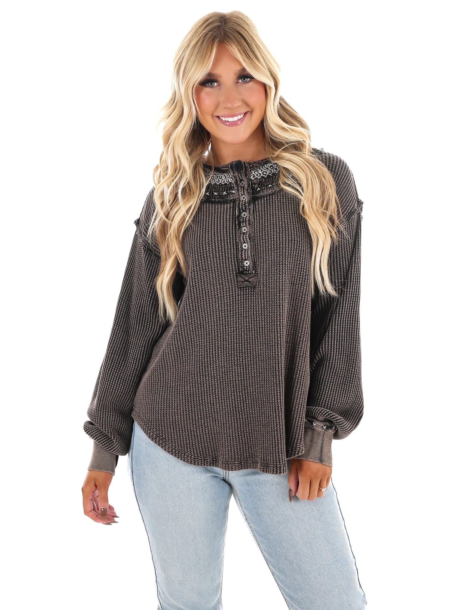 Free People Holly Henley - Image 3
