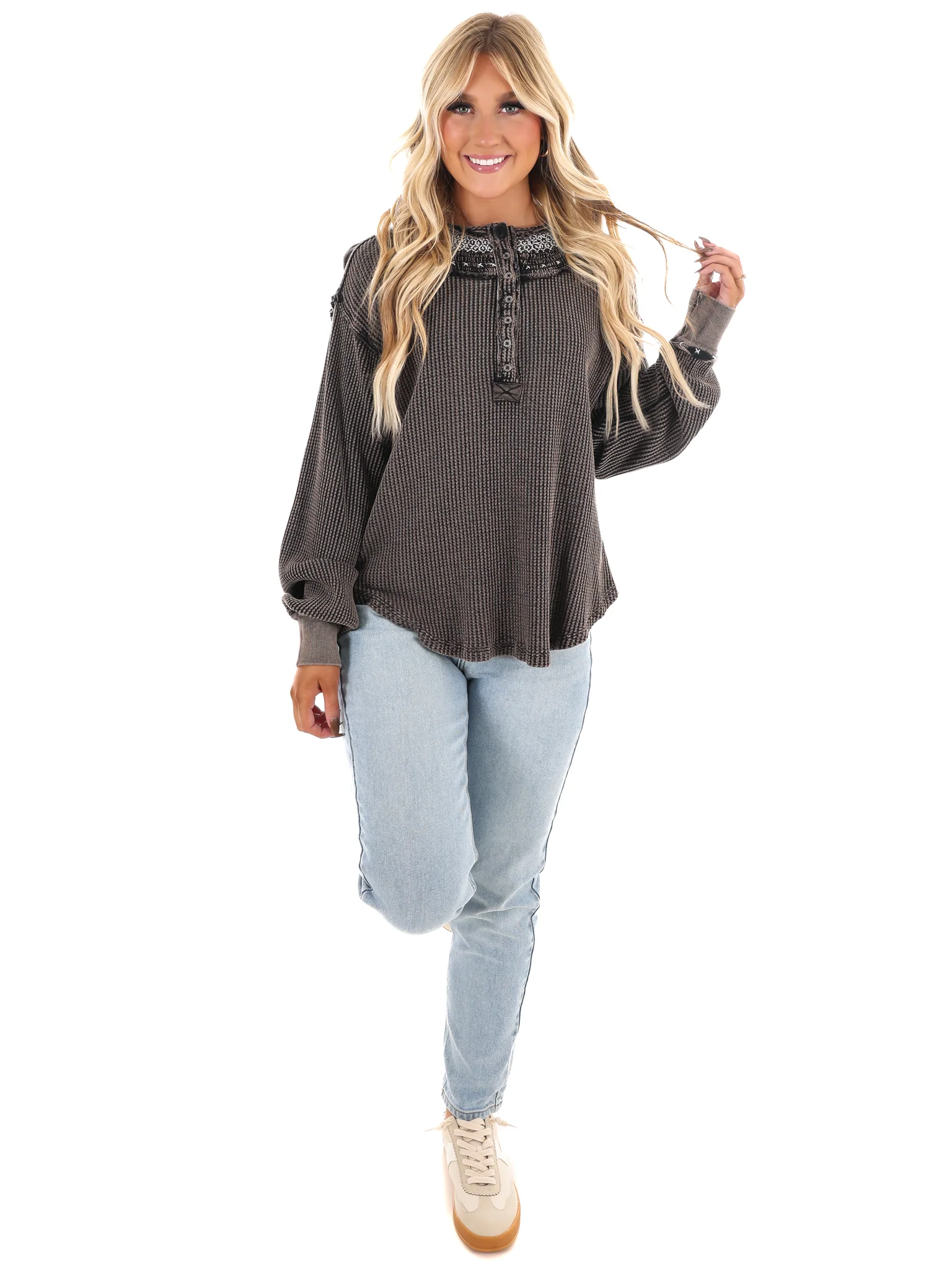 Free People Holly Henley - Image 4