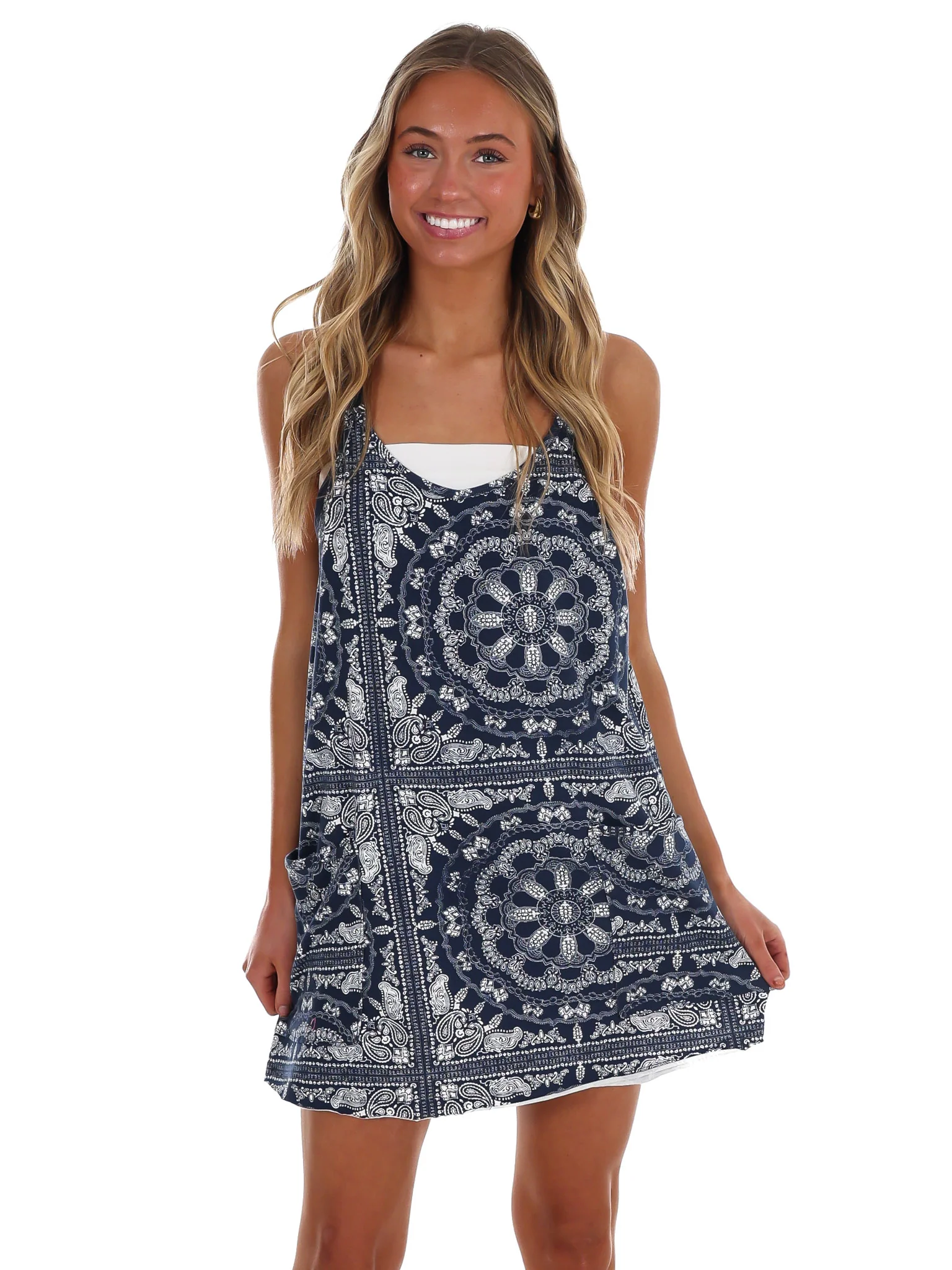 Free People Hot Shot Mini Printed Dress - Image 10