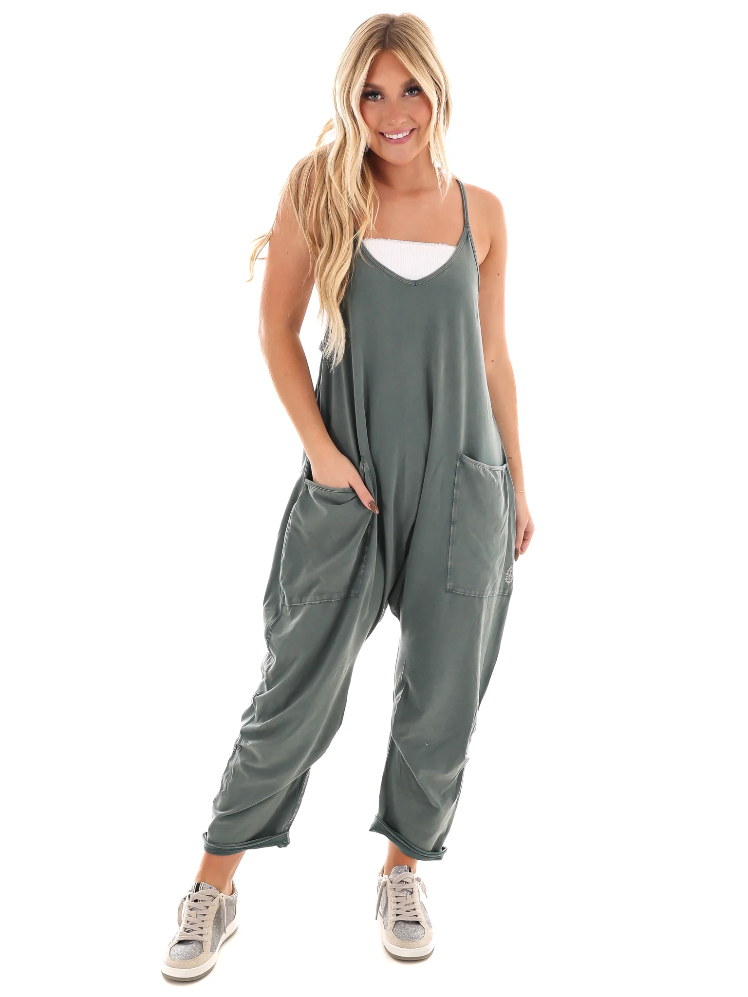 Free People Hot Shot Onesie - Image 53
