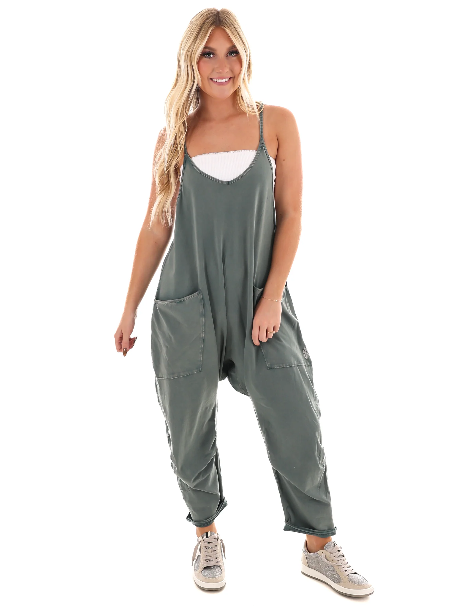 Free People Hot Shot Onesie - Image 55