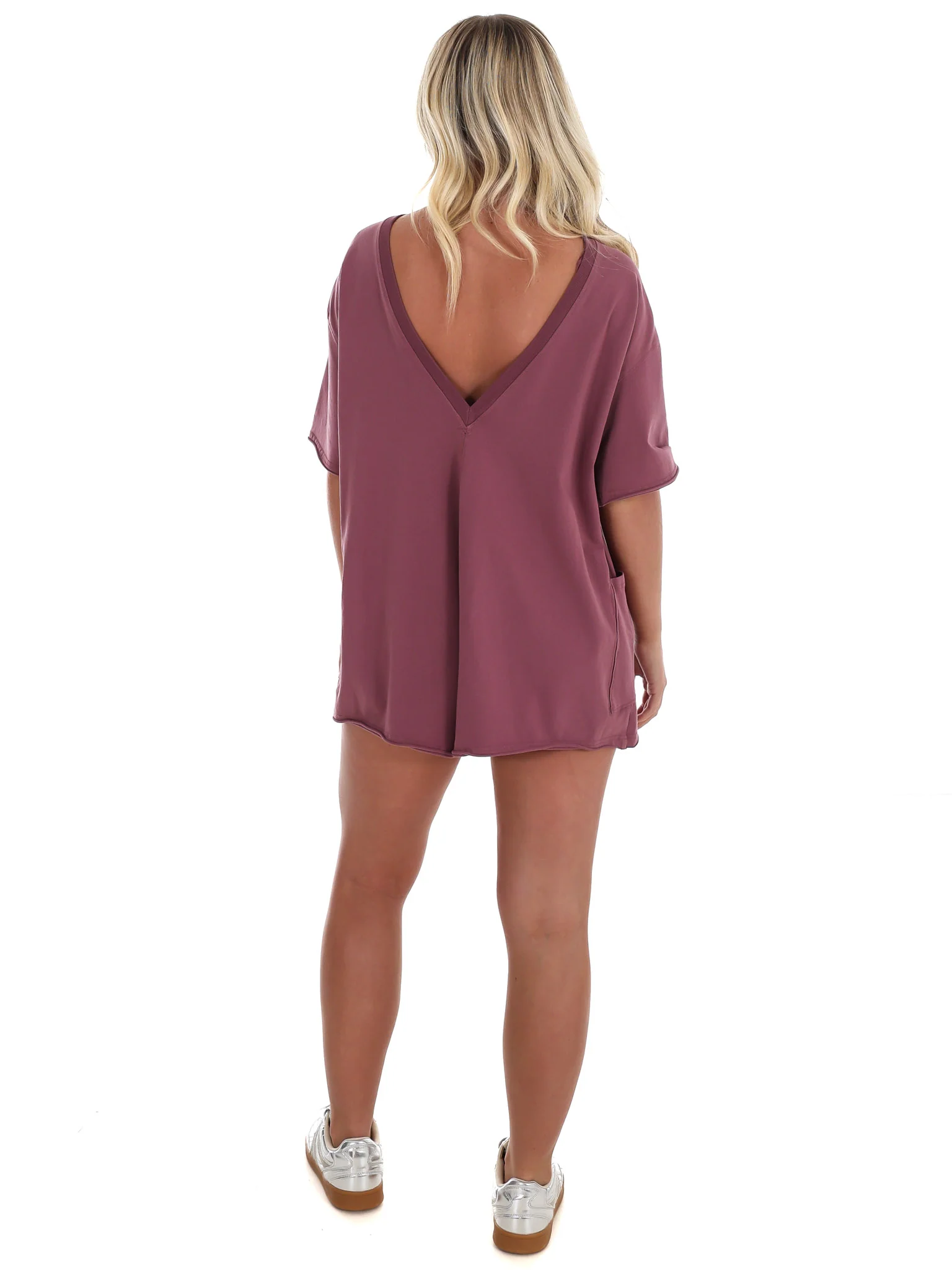 Free People Hot Shot Tee Romper - Image 29