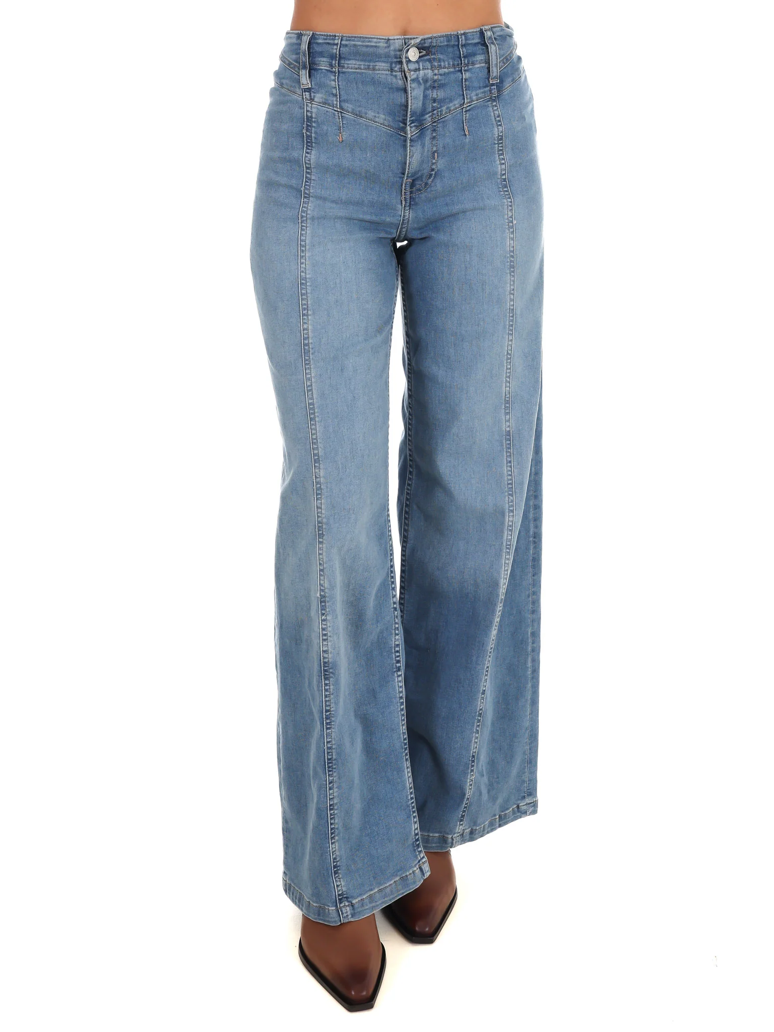 Free People Libre Wide Leg Jeans - Image 3