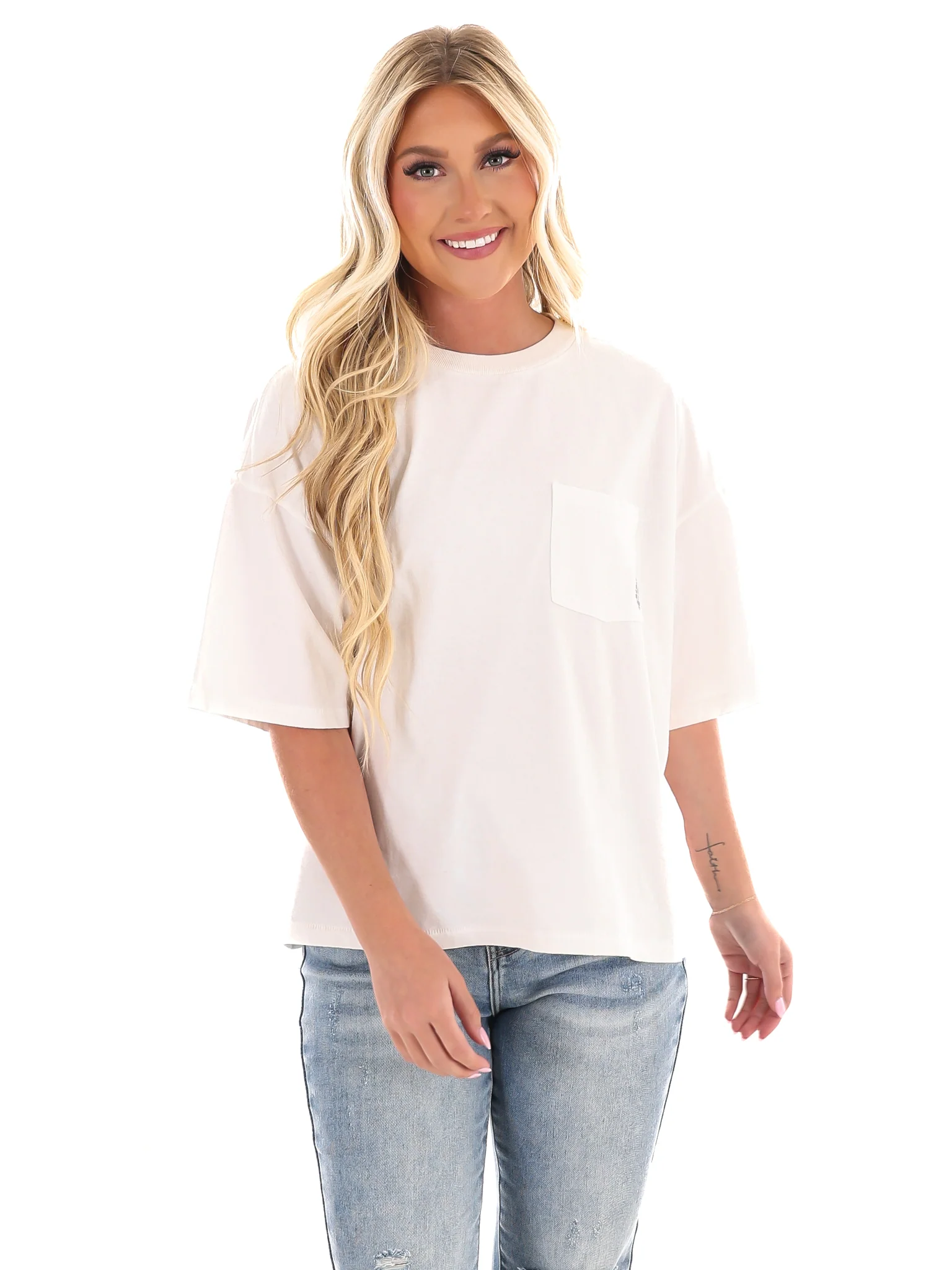 Free People Logo Tackle Tee - Image 3