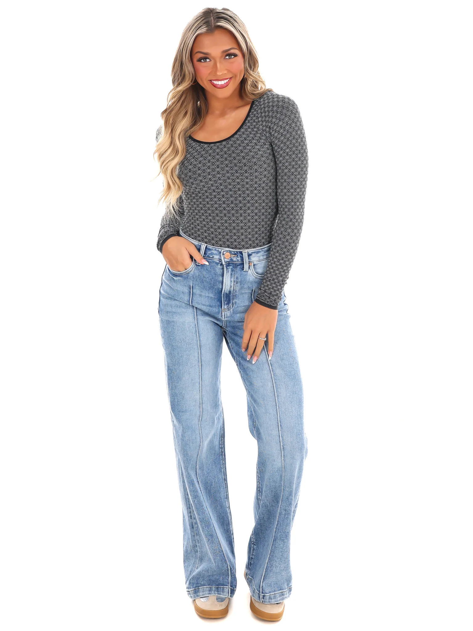Free People Love Letter Long Sleeve Top - Image 4