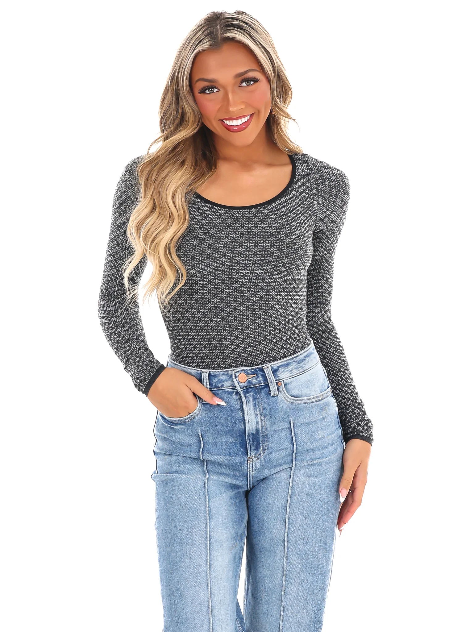 Free People Love Letter Long Sleeve Top - Image 5