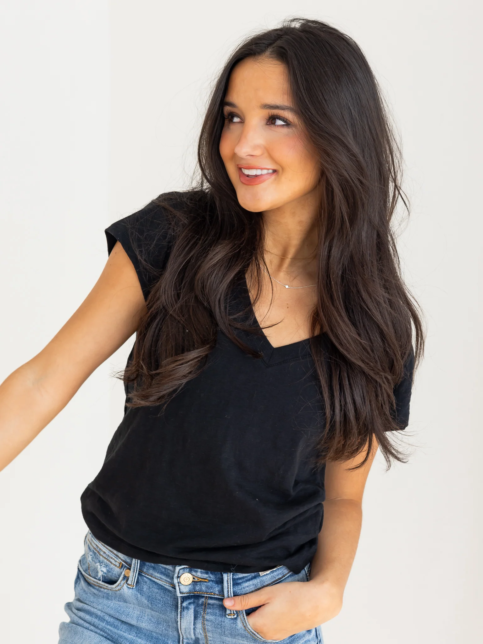 Z Supply Modern V-Neck Tee - Image 3