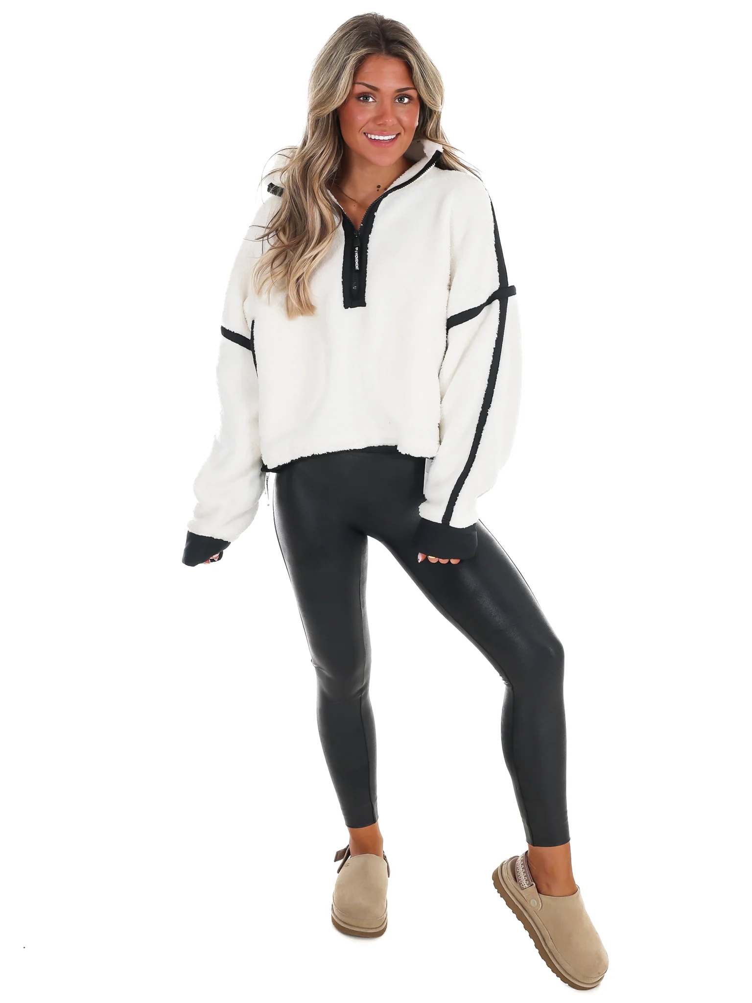 Free People Mountain High 1/2 Zip Pullover - Image 17
