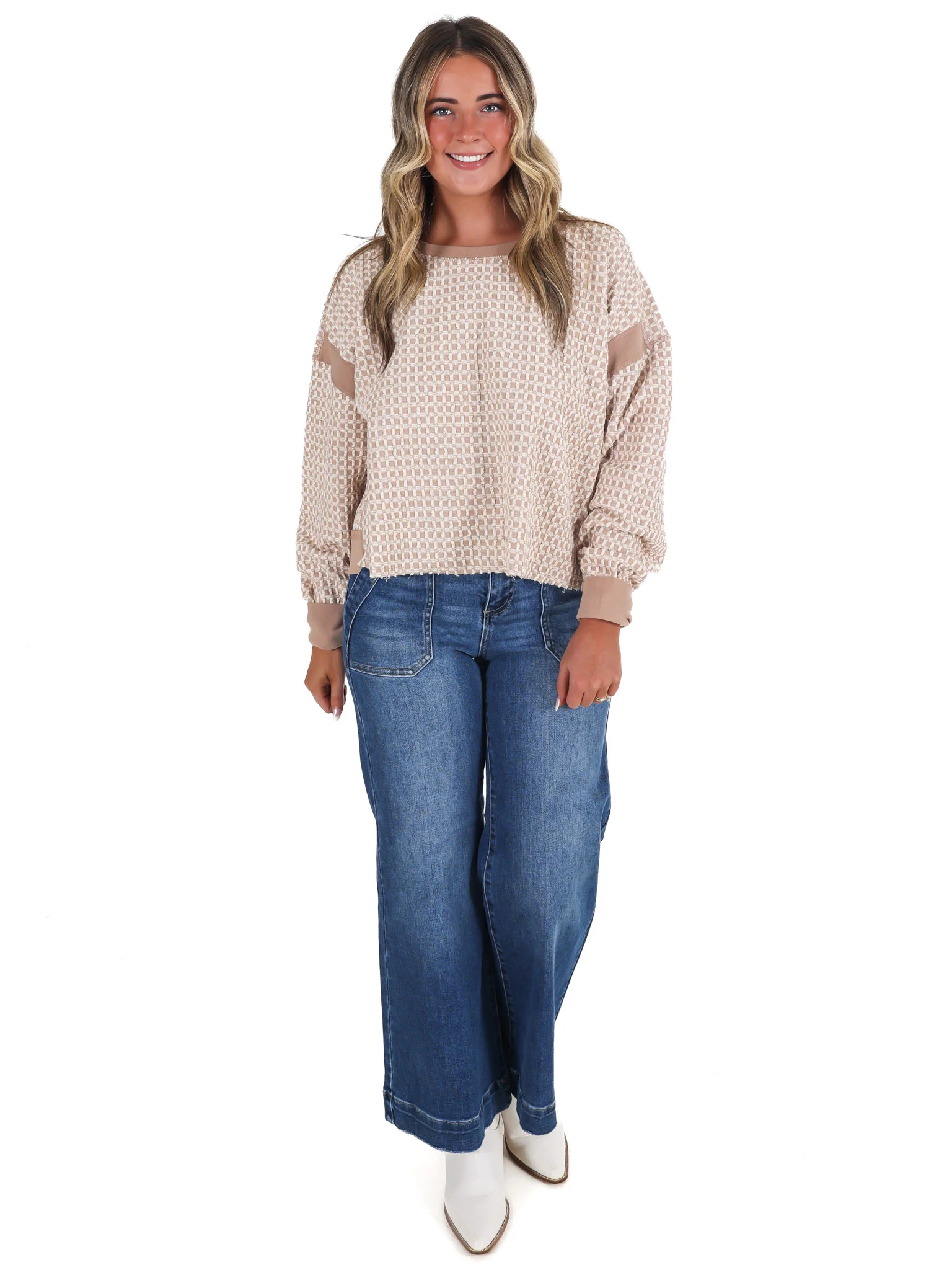 Free People My Time Textured Layer Top - Image 2