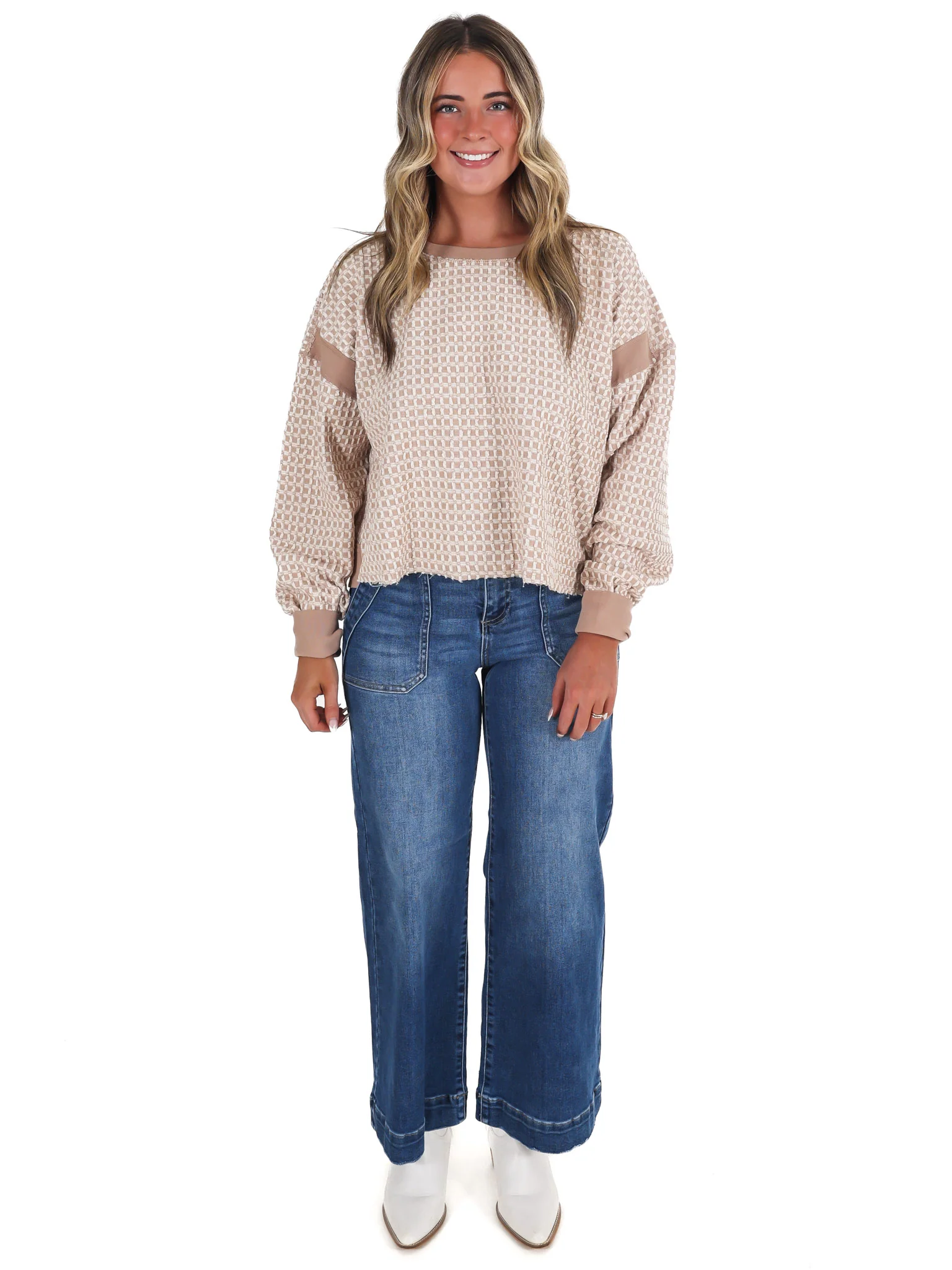 Free People My Time Textured Layer Top - Image 4