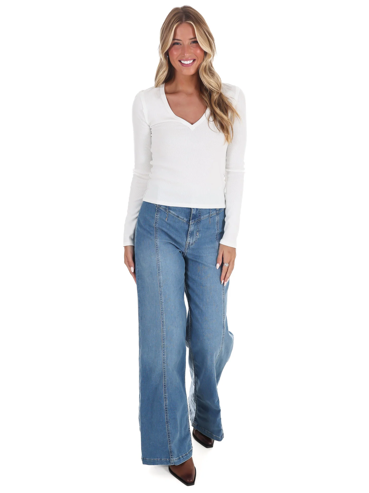Free People Neria Long Sleeve Top - Image 2