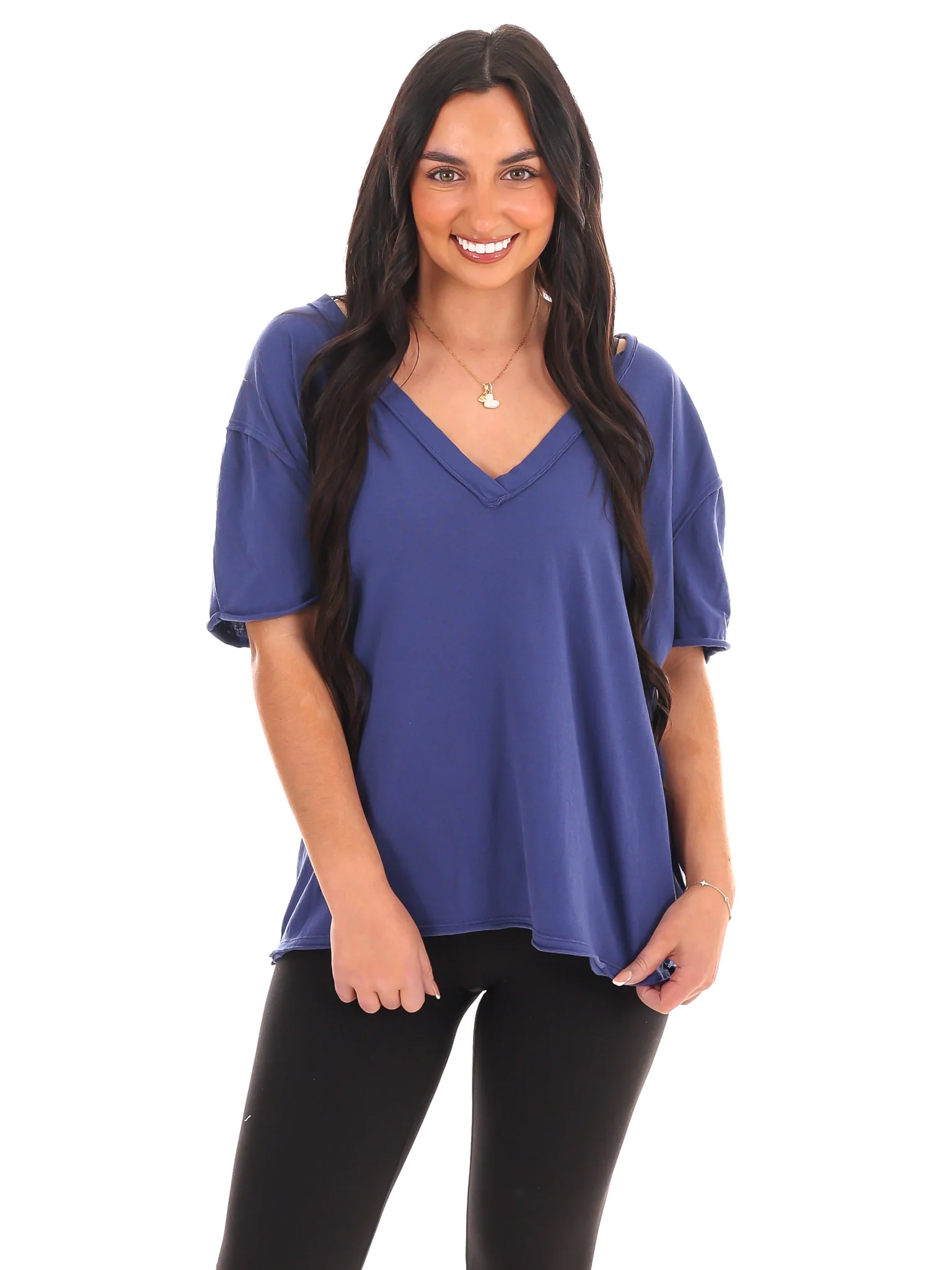 Free People Nina V-Neck Tee - Image 13