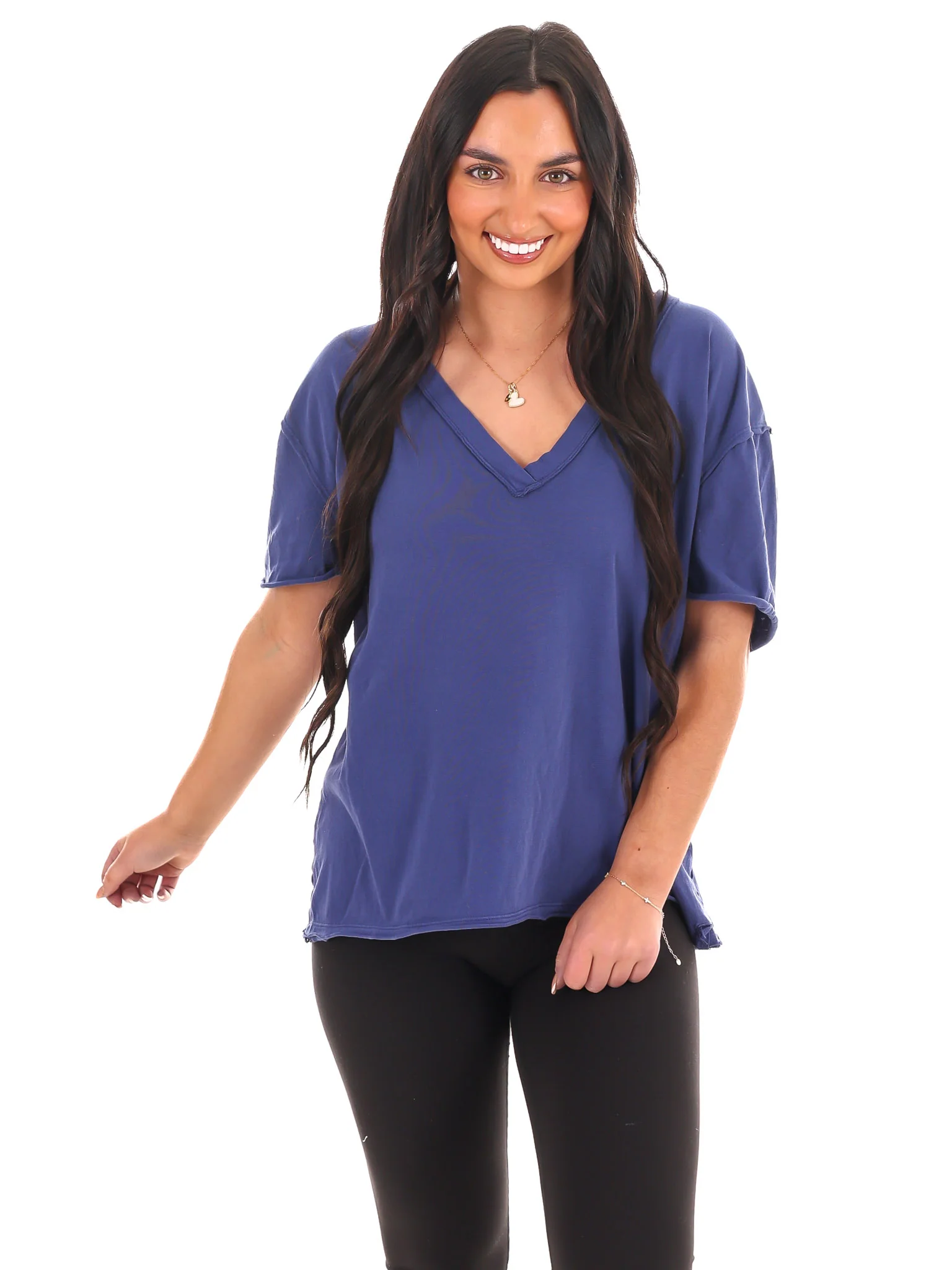 Free People Nina V-Neck Tee - Image 17