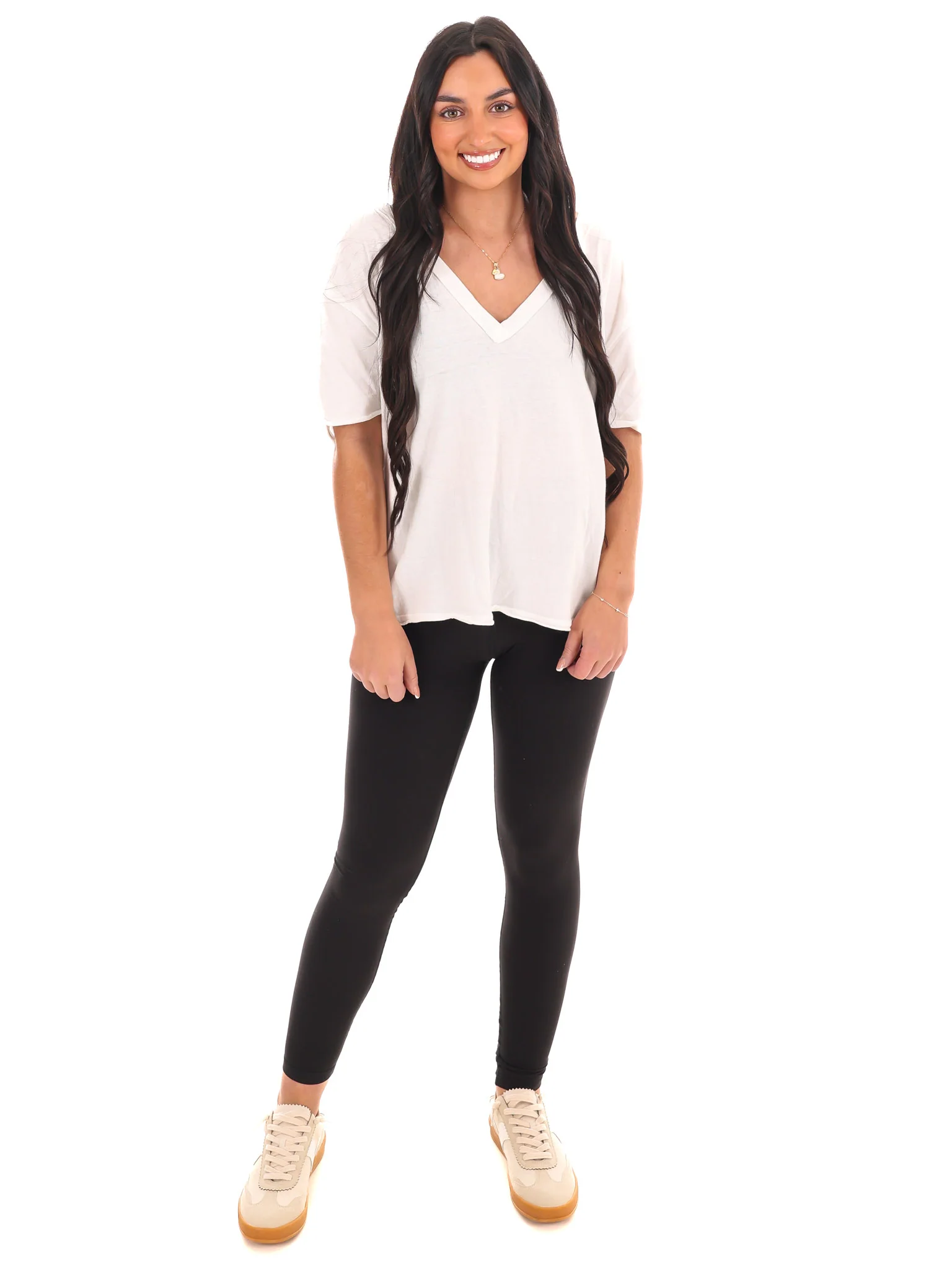 Free People Nina V-Neck Tee - Image 7
