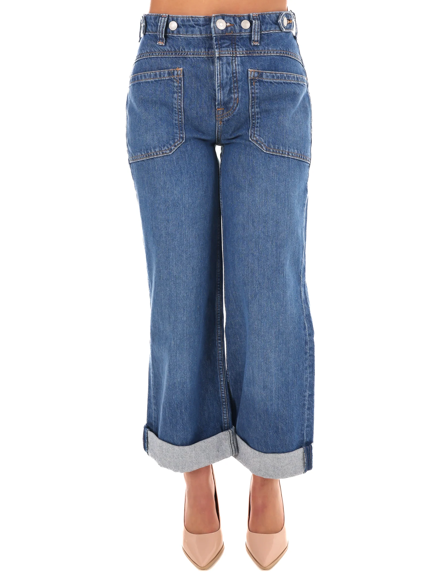 Free People Palmer Cuffed Jean - Image 4
