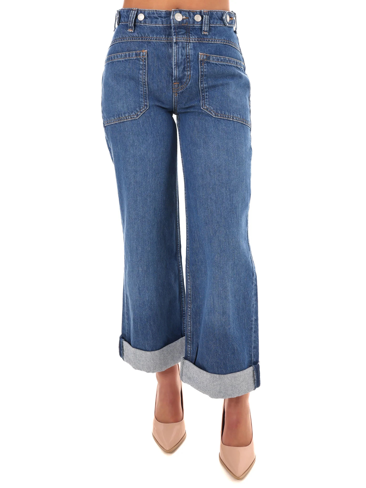 Free People Palmer Cuffed Jean - Image 5