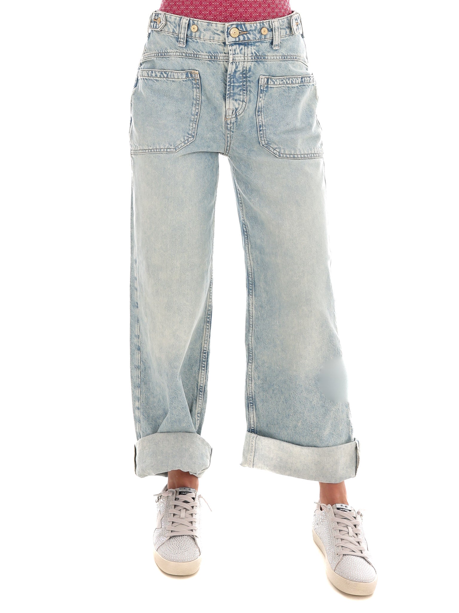 Free People Palmer Cuffed Jean - Image 7