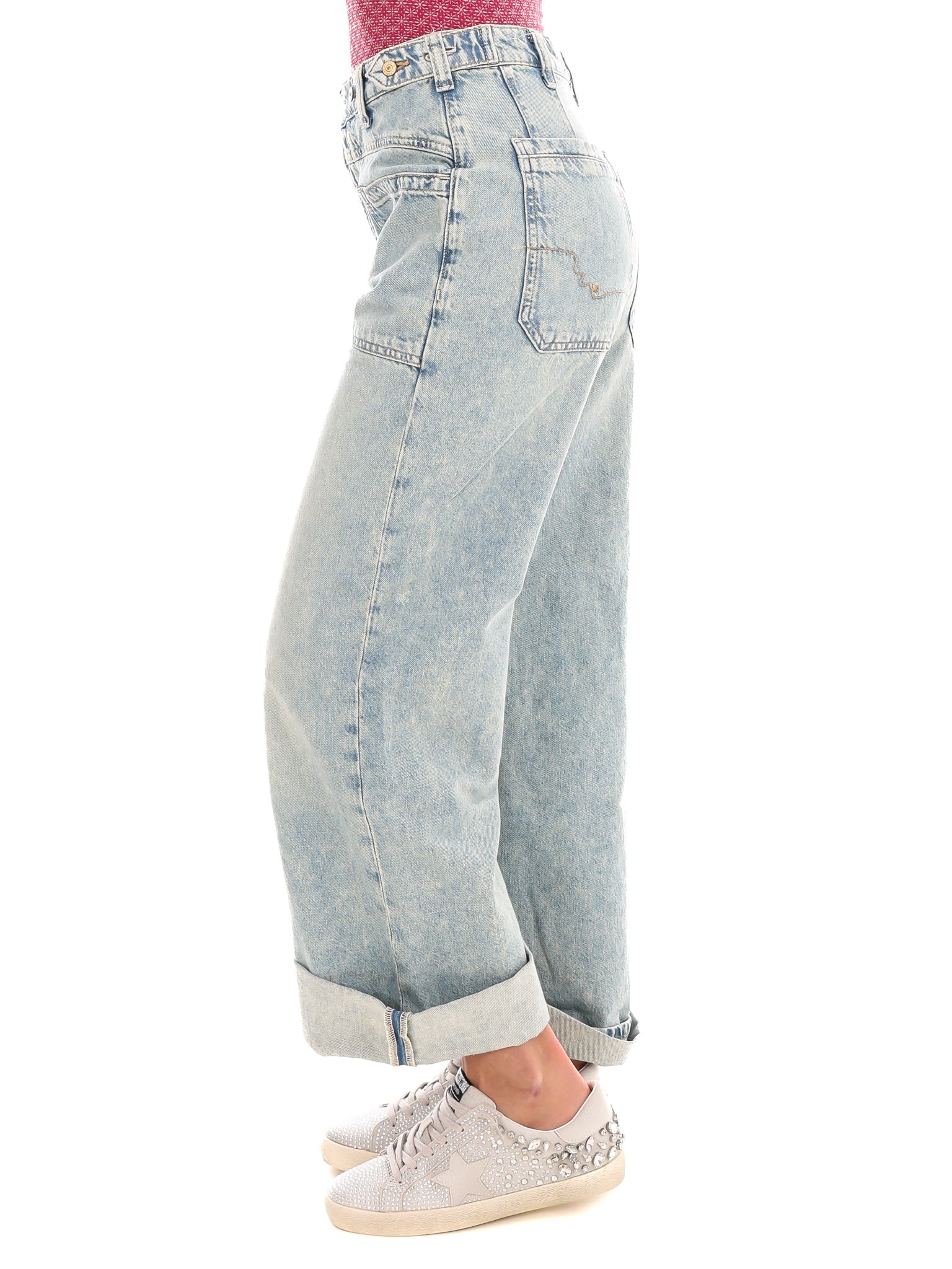 Free People Palmer Cuffed Jean - Image 8