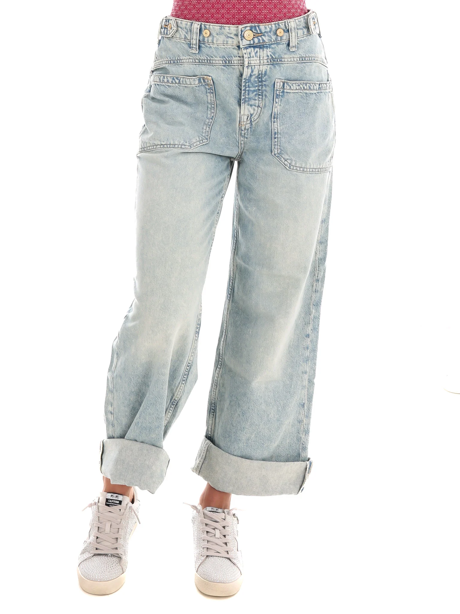 Free People Palmer Cuffed Jean - Image 9