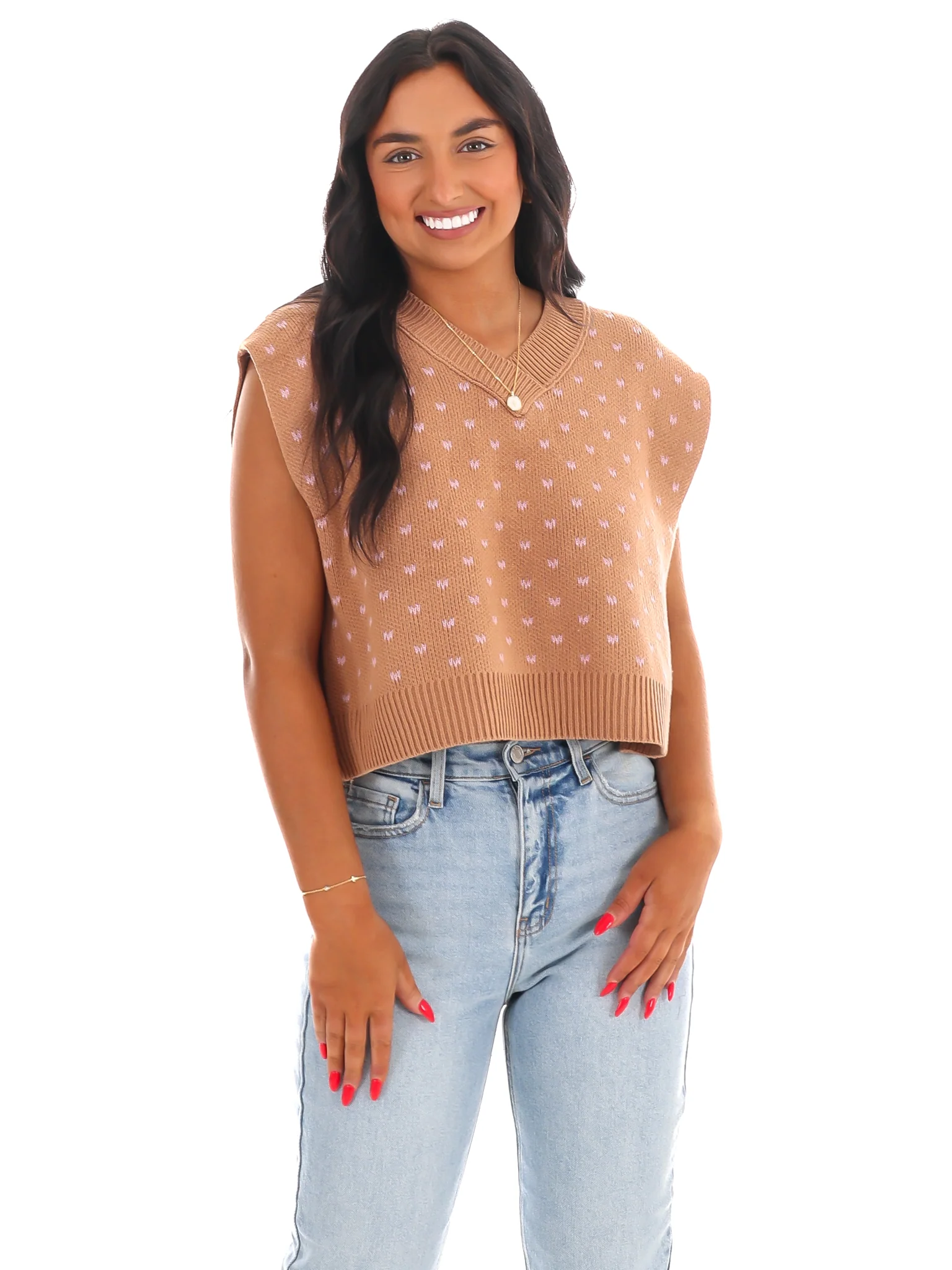 Free People Pattern Easy Street Vest - Image 3