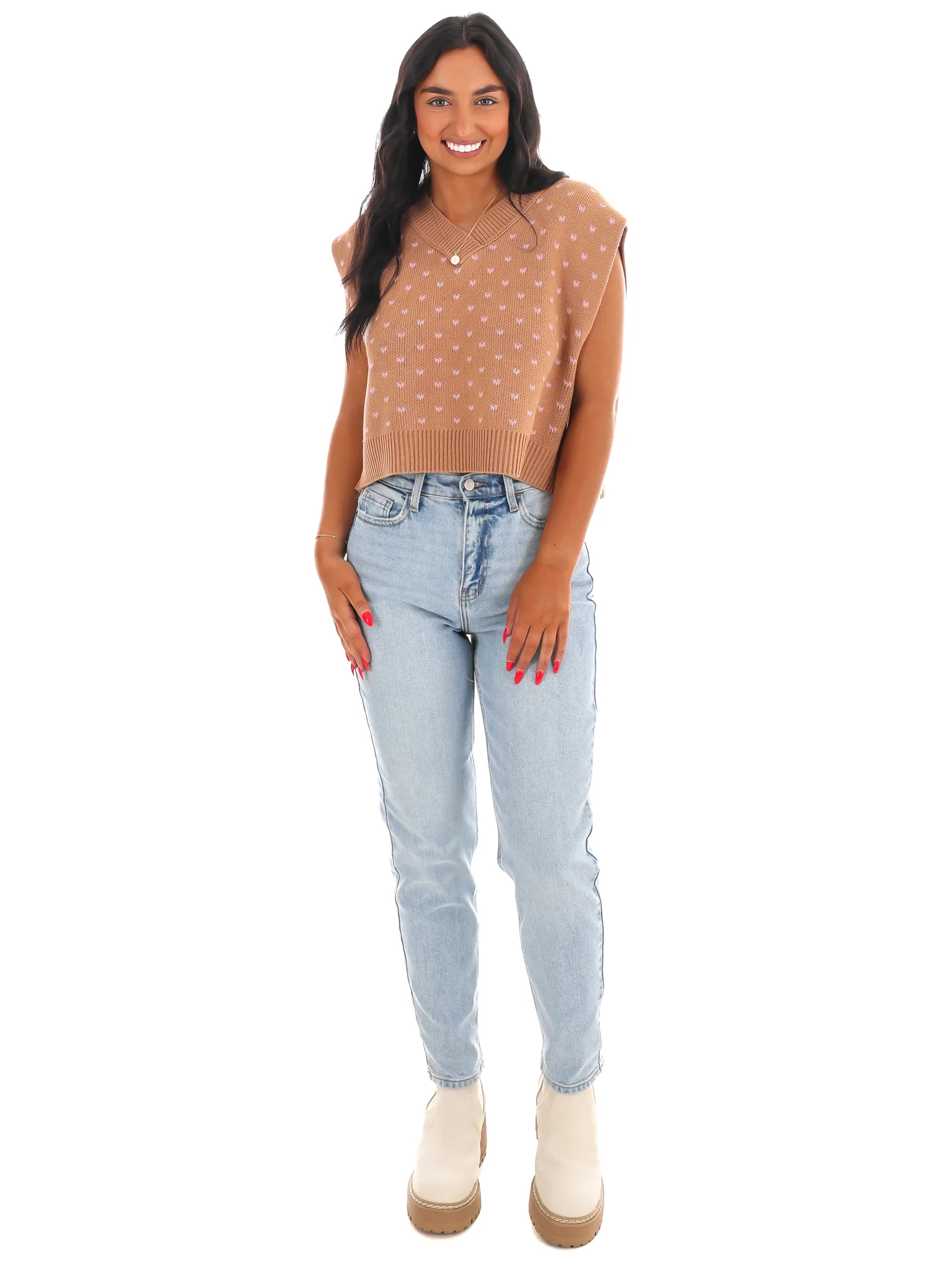 Free People Pattern Easy Street Vest - Image 4