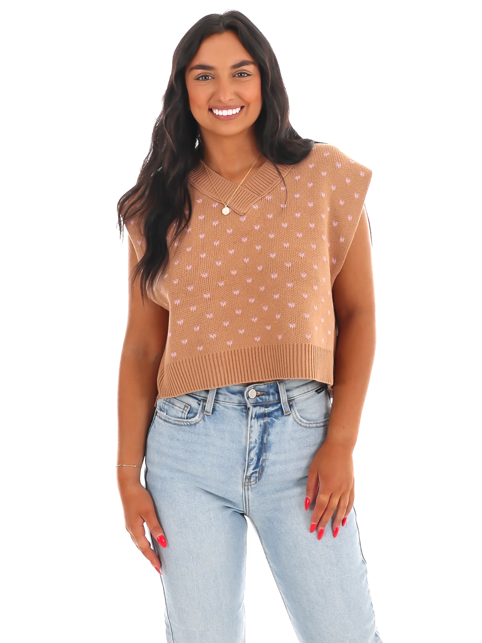 Free People Pattern Easy Street Vest - Image 5