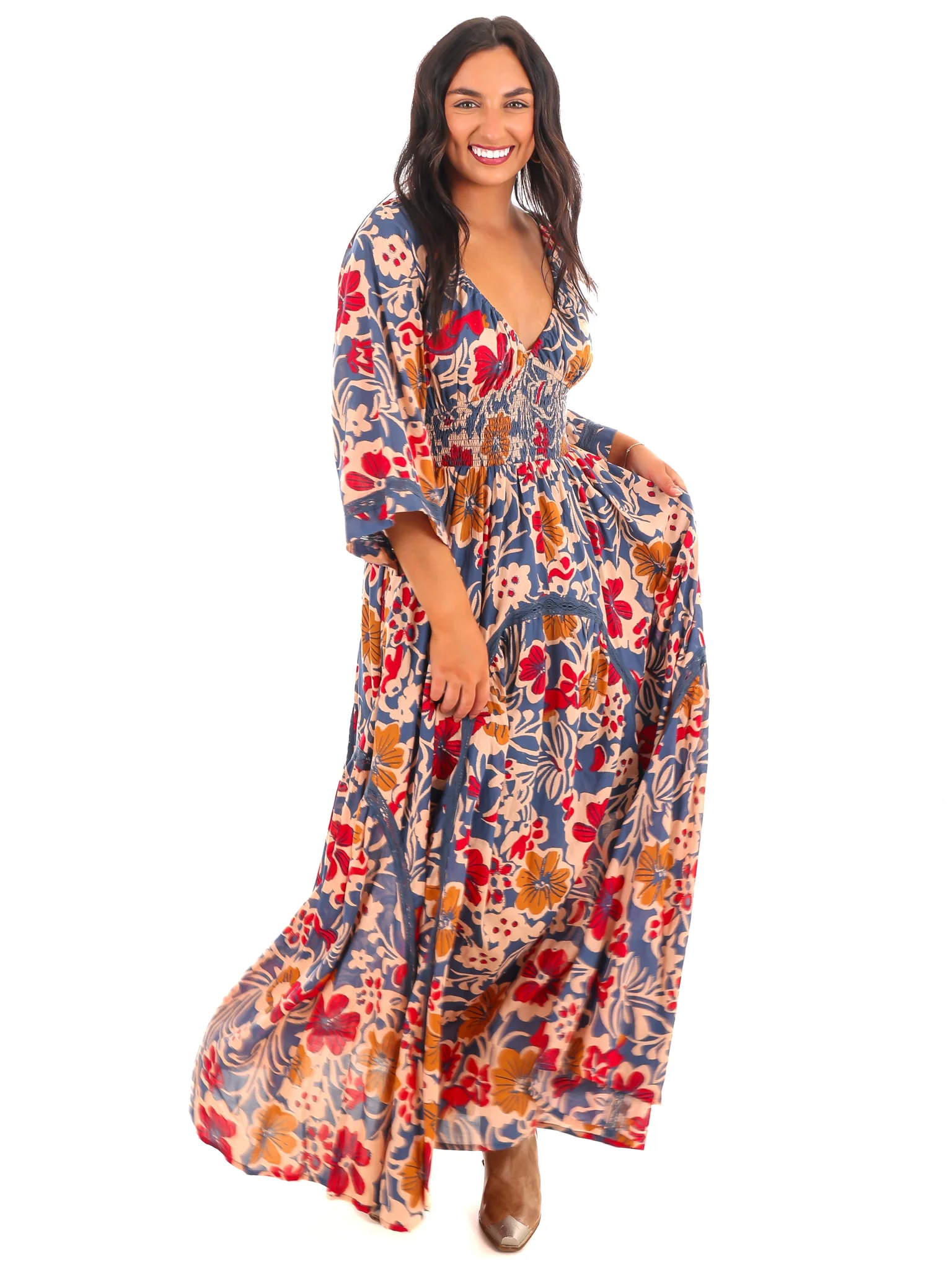 Free People Printed Dixie Maxi Dress - Image 3