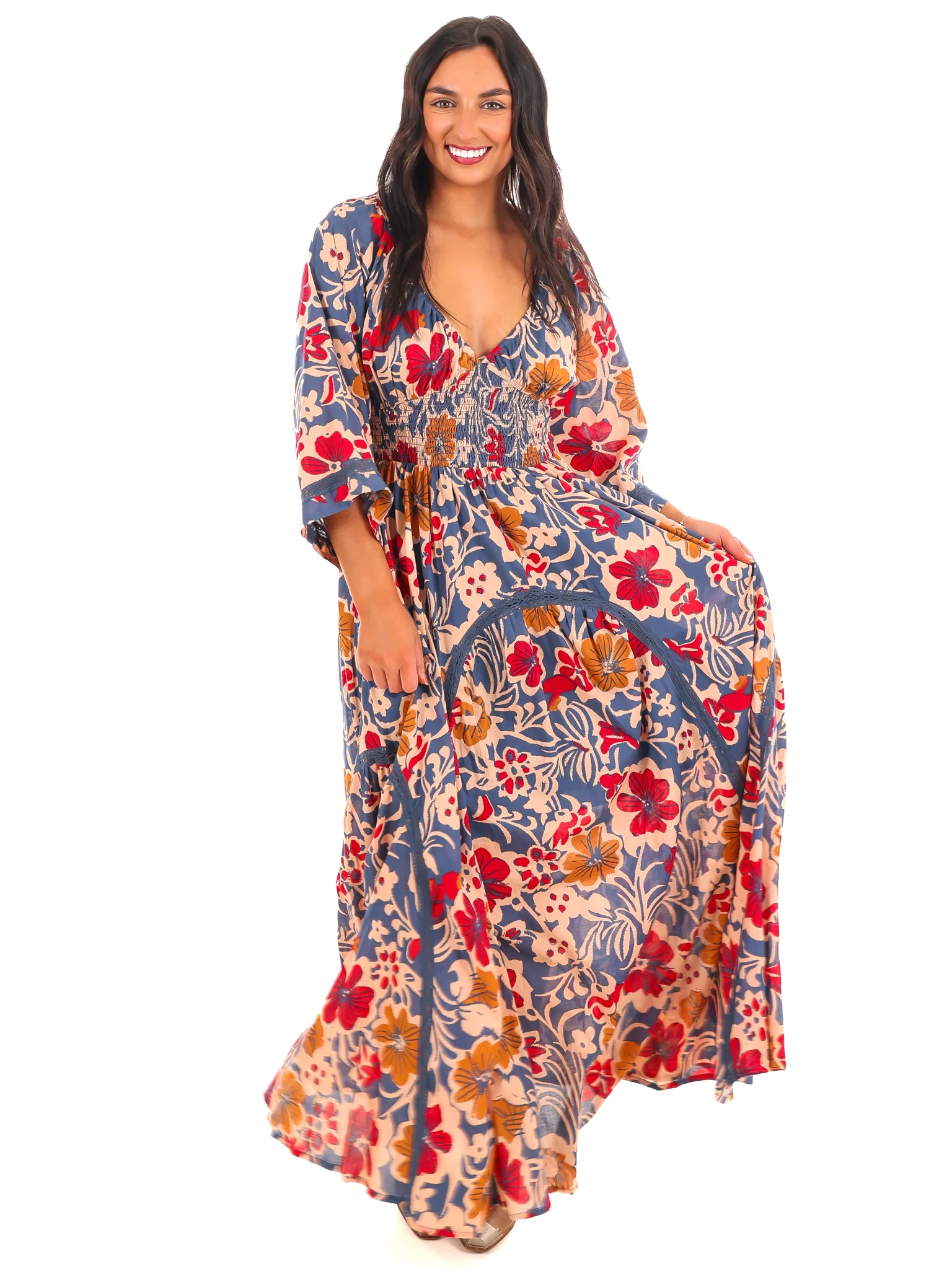 Free People Printed Dixie Maxi Dress - Image 4