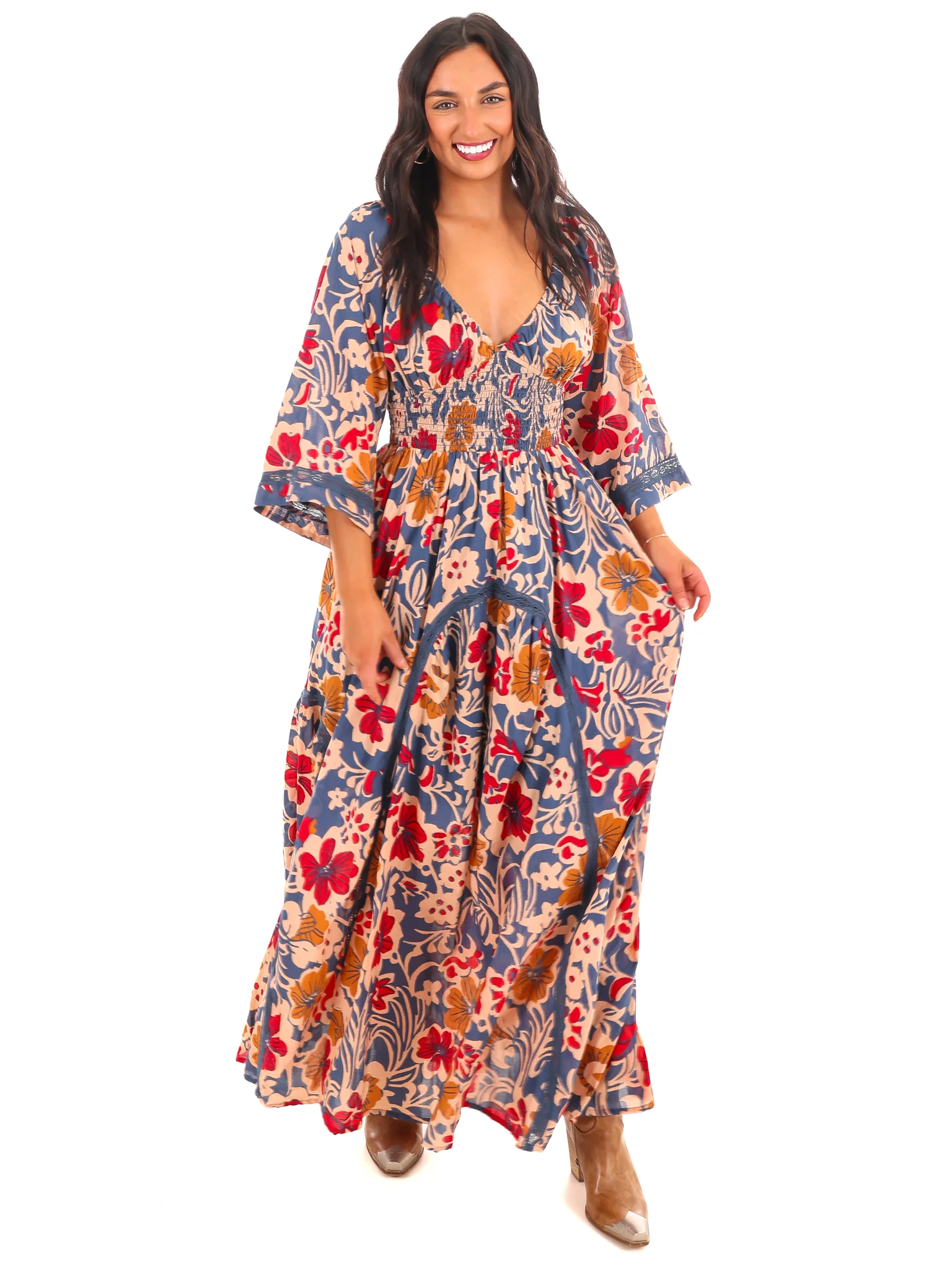 Free People Printed Dixie Maxi Dress - Image 5