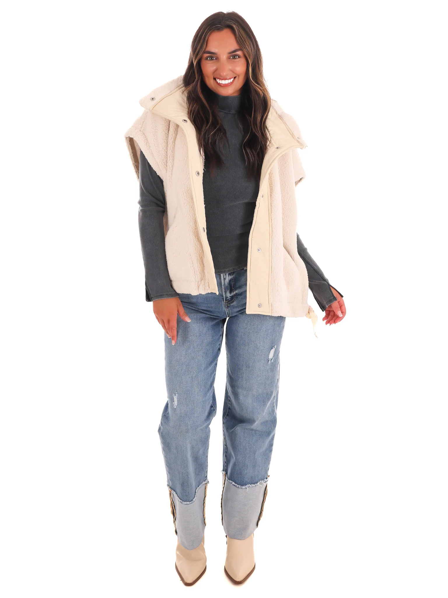 Free People Scout It Out Fleece Vest - Image 6