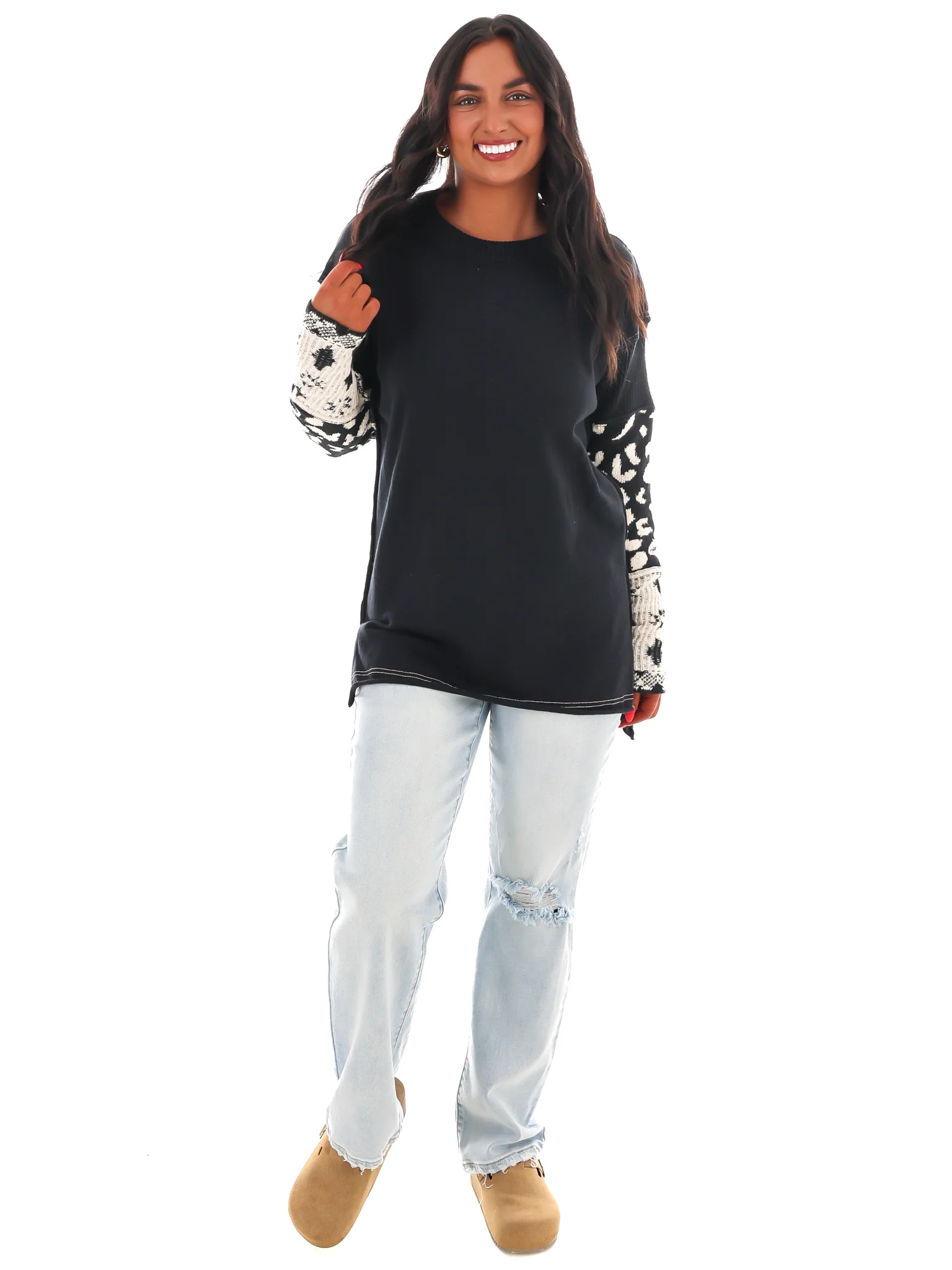 Free People Tiger Style Cuff Top - Image 4