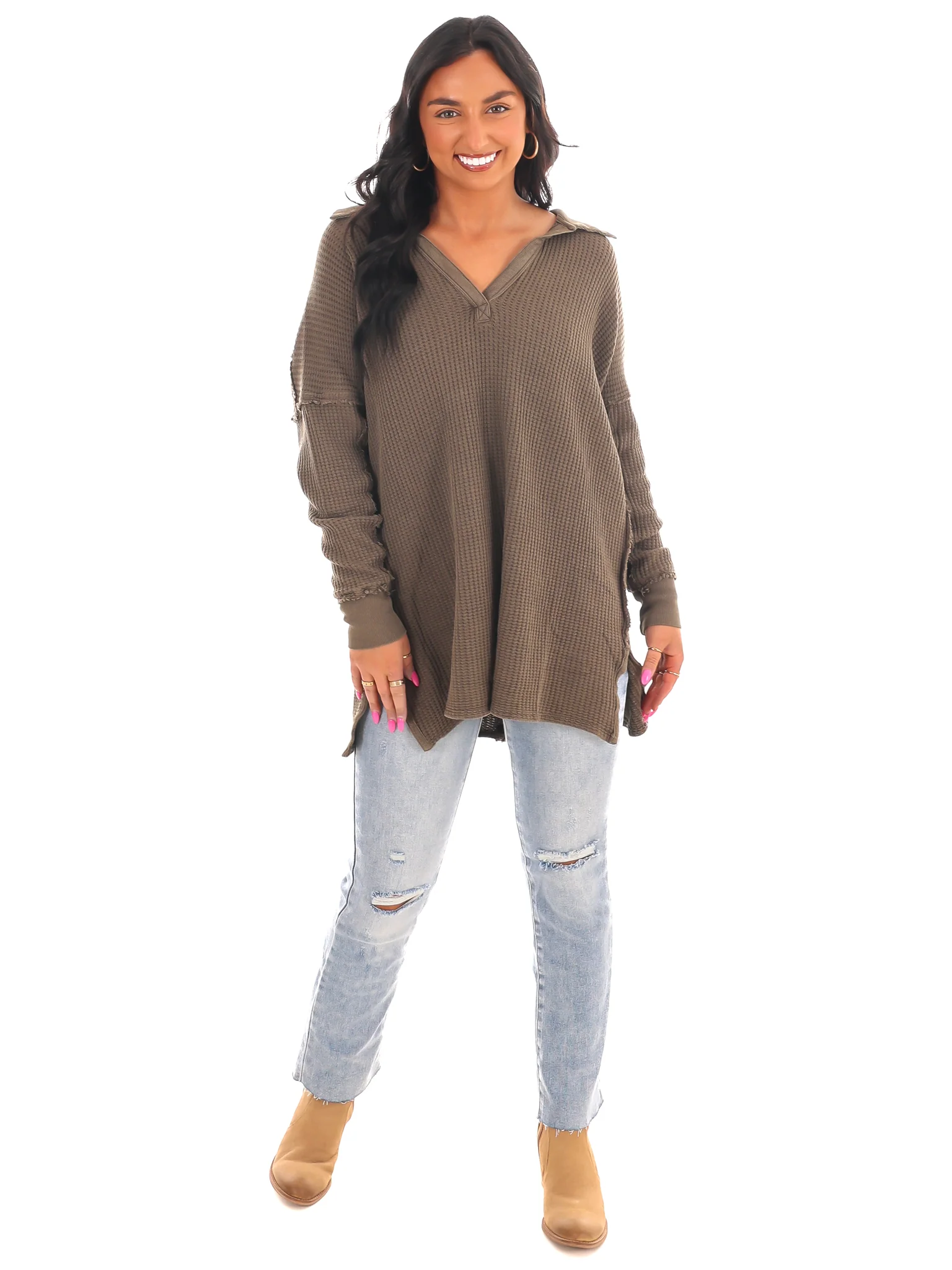 Free People Travis Polo Top - Image 6