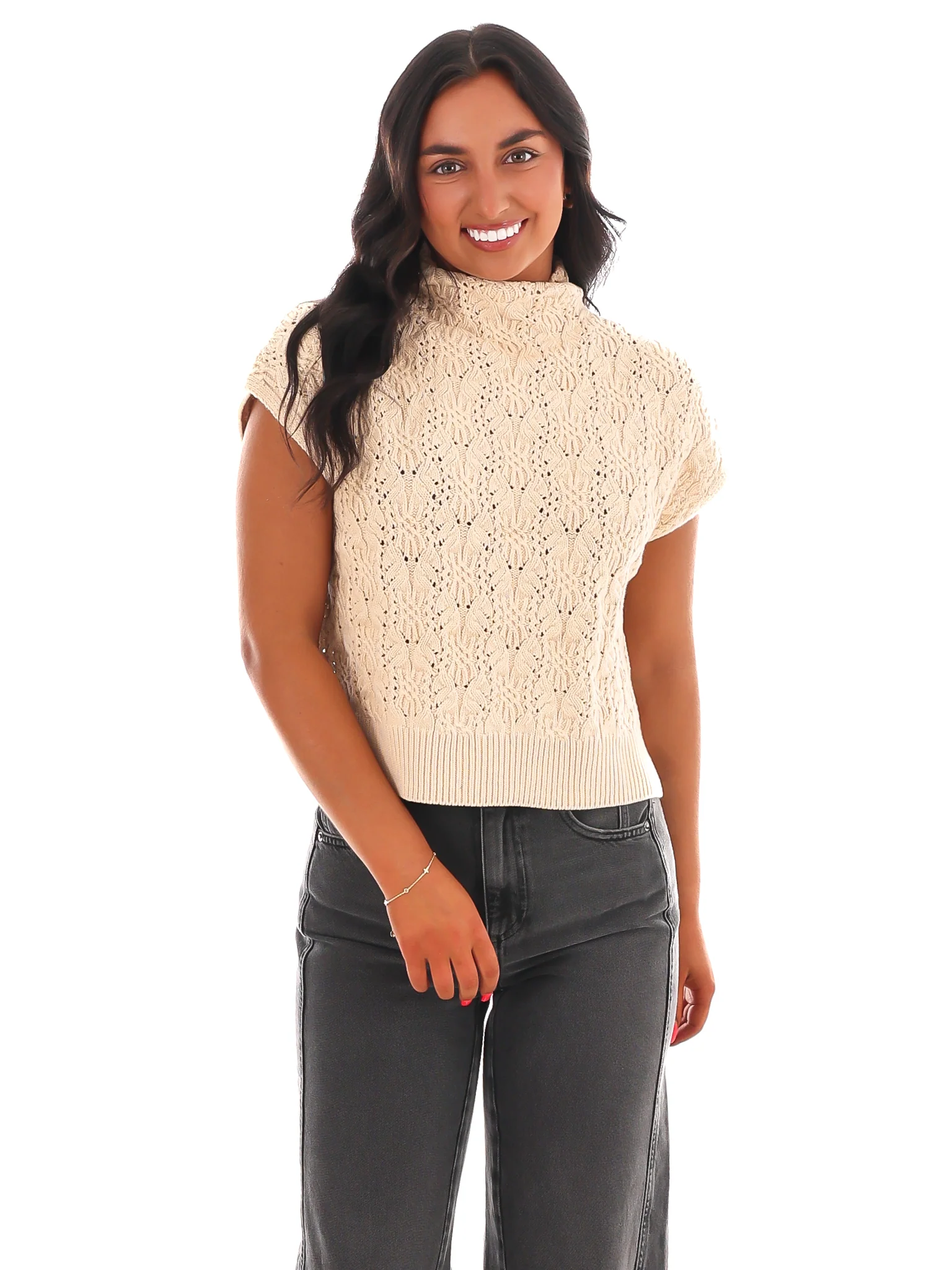 Free People Vickie Mock Neck Sweater - Image 11