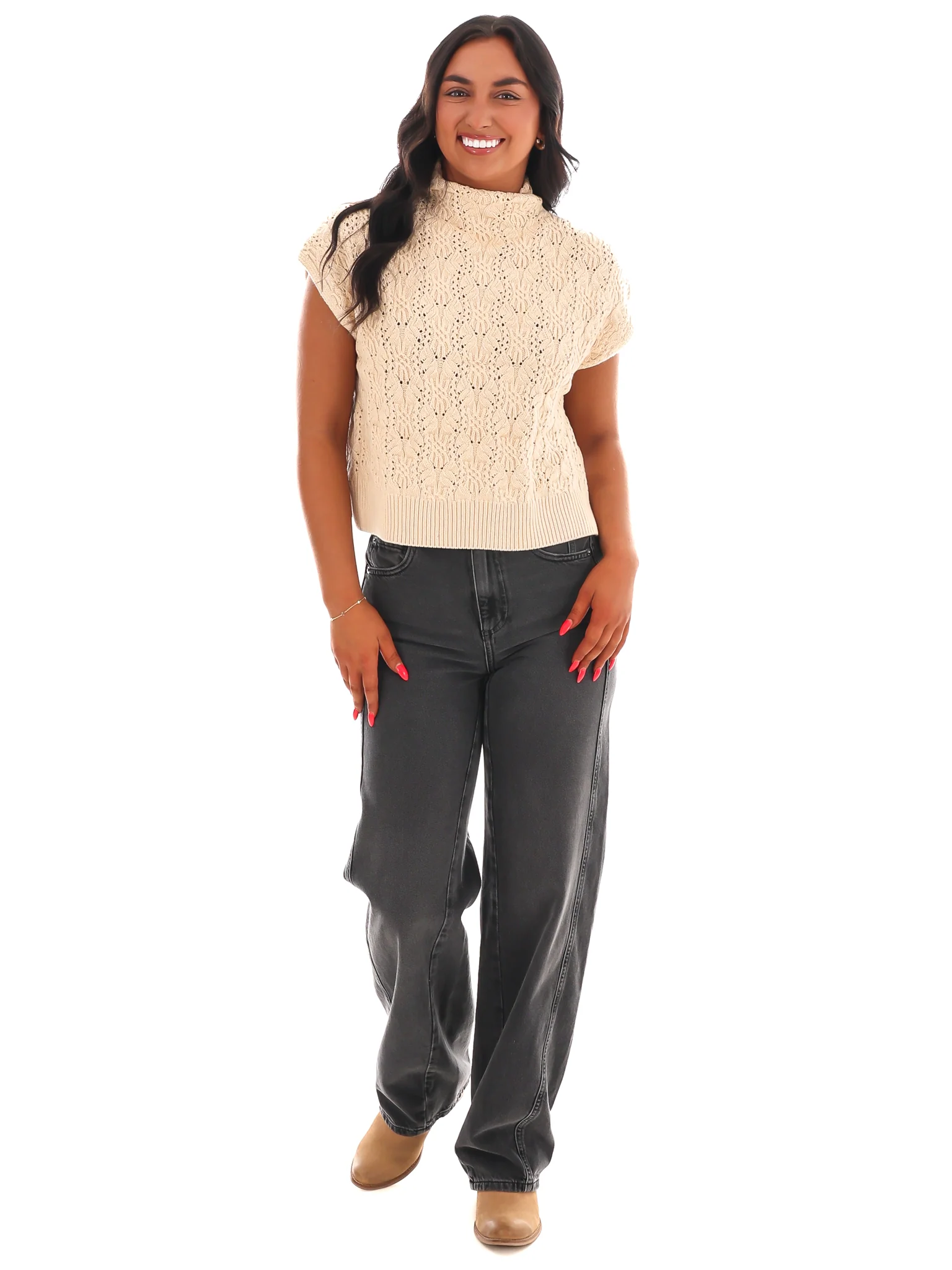 Free People Vickie Mock Neck Sweater - Image 12
