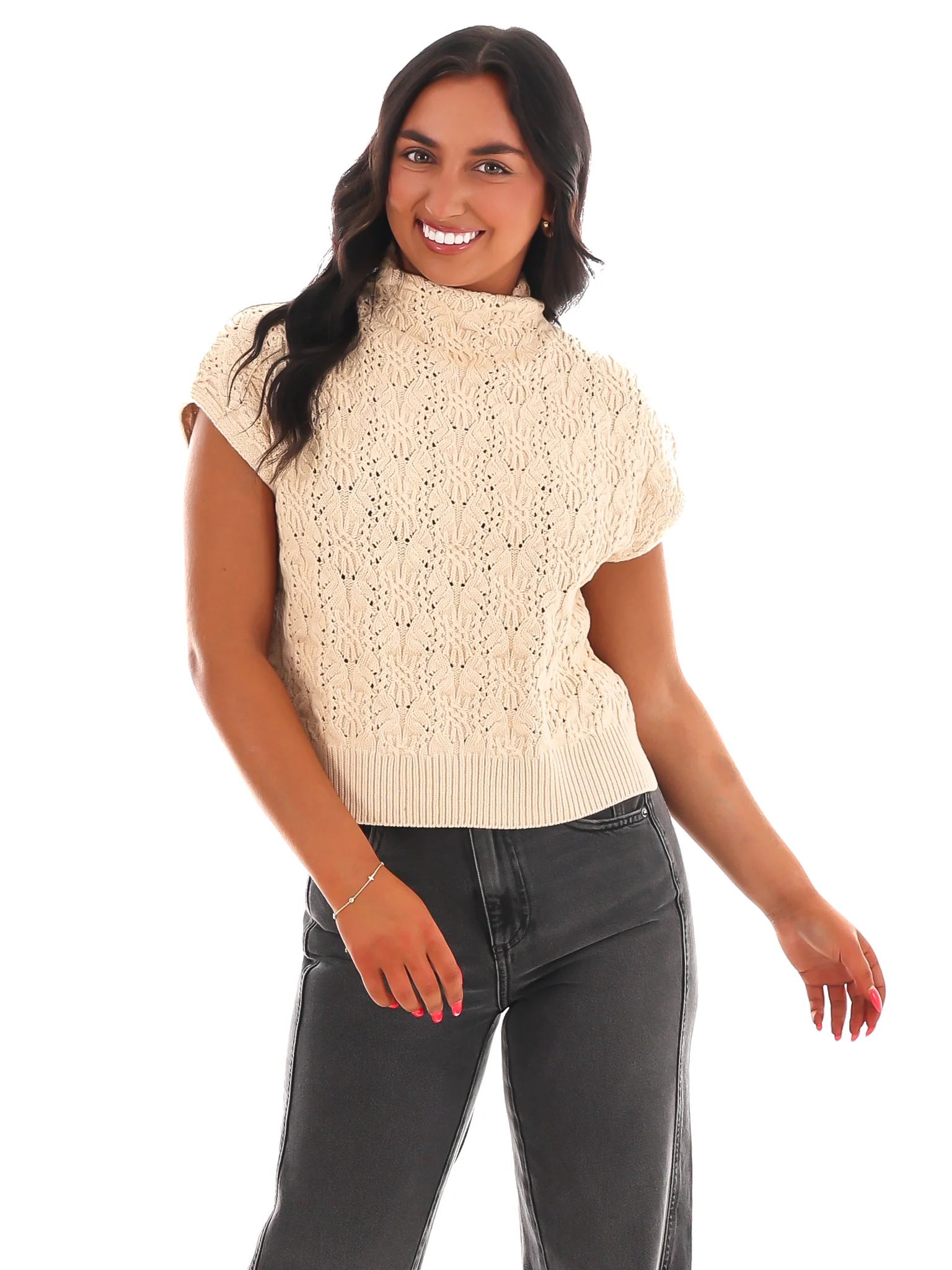 Free People Vickie Mock Neck Sweater - Image 13