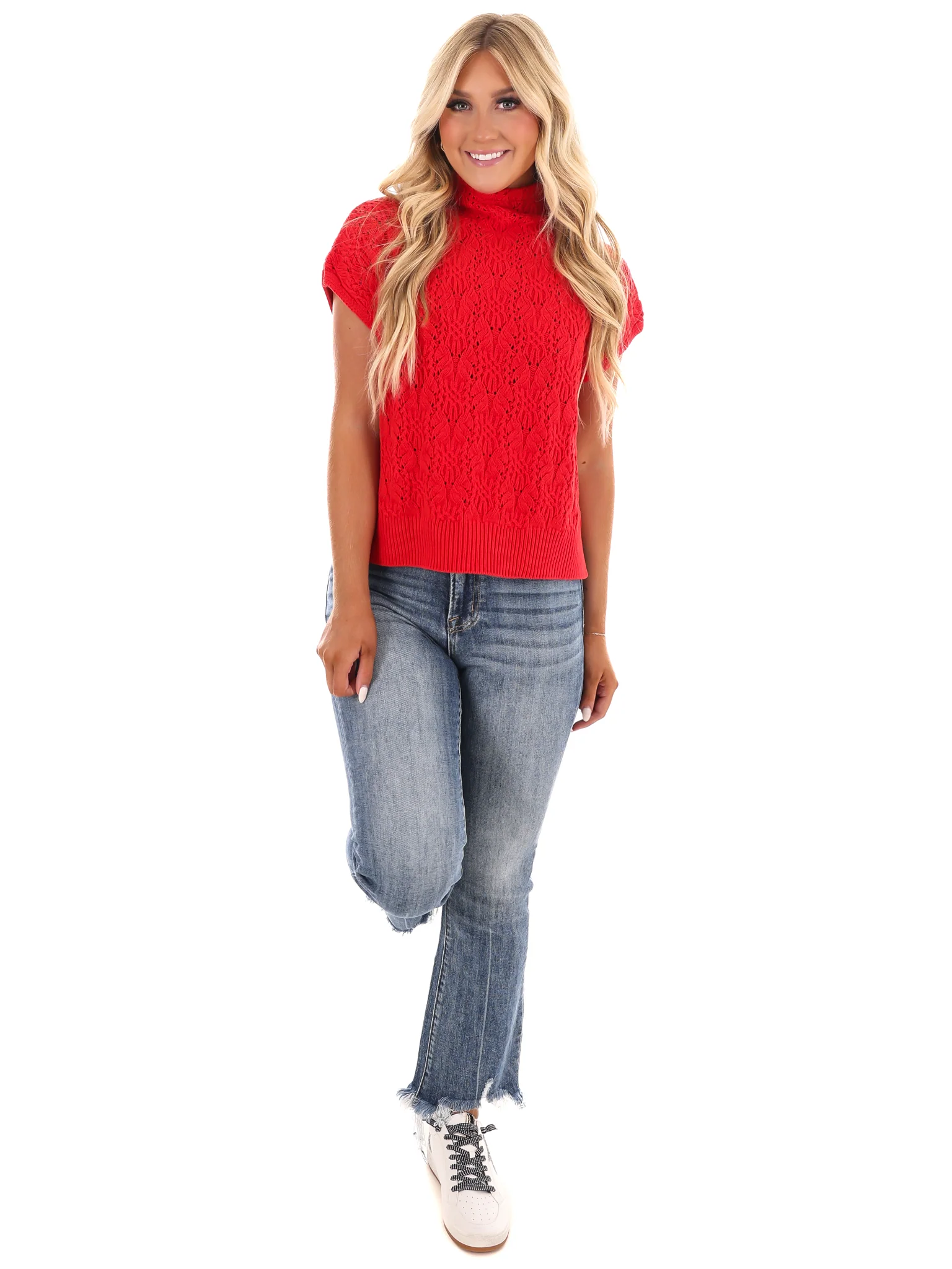 Free People Vickie Mock Neck Sweater - Image 4