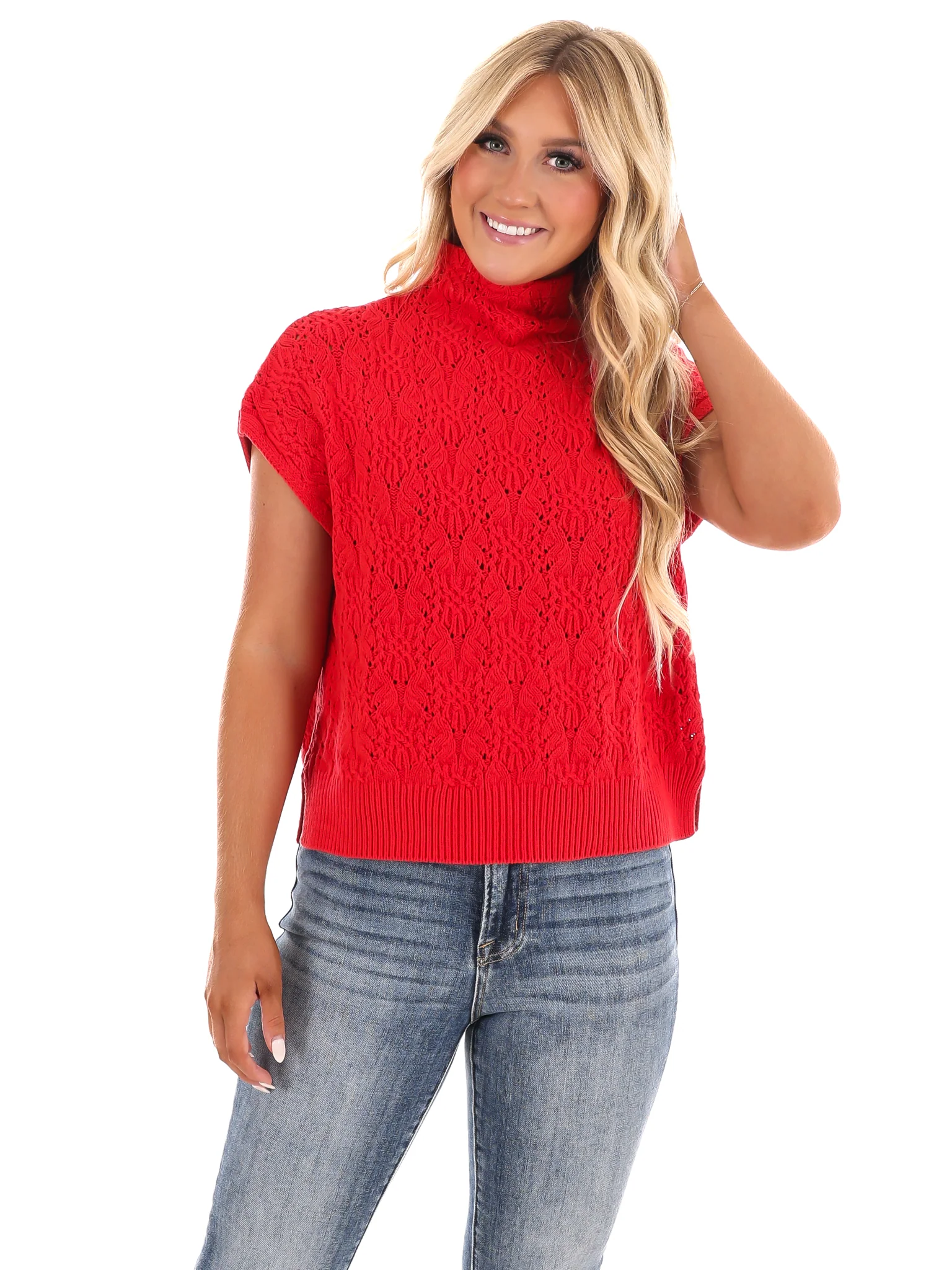 Free People Vickie Mock Neck Sweater - Image 7