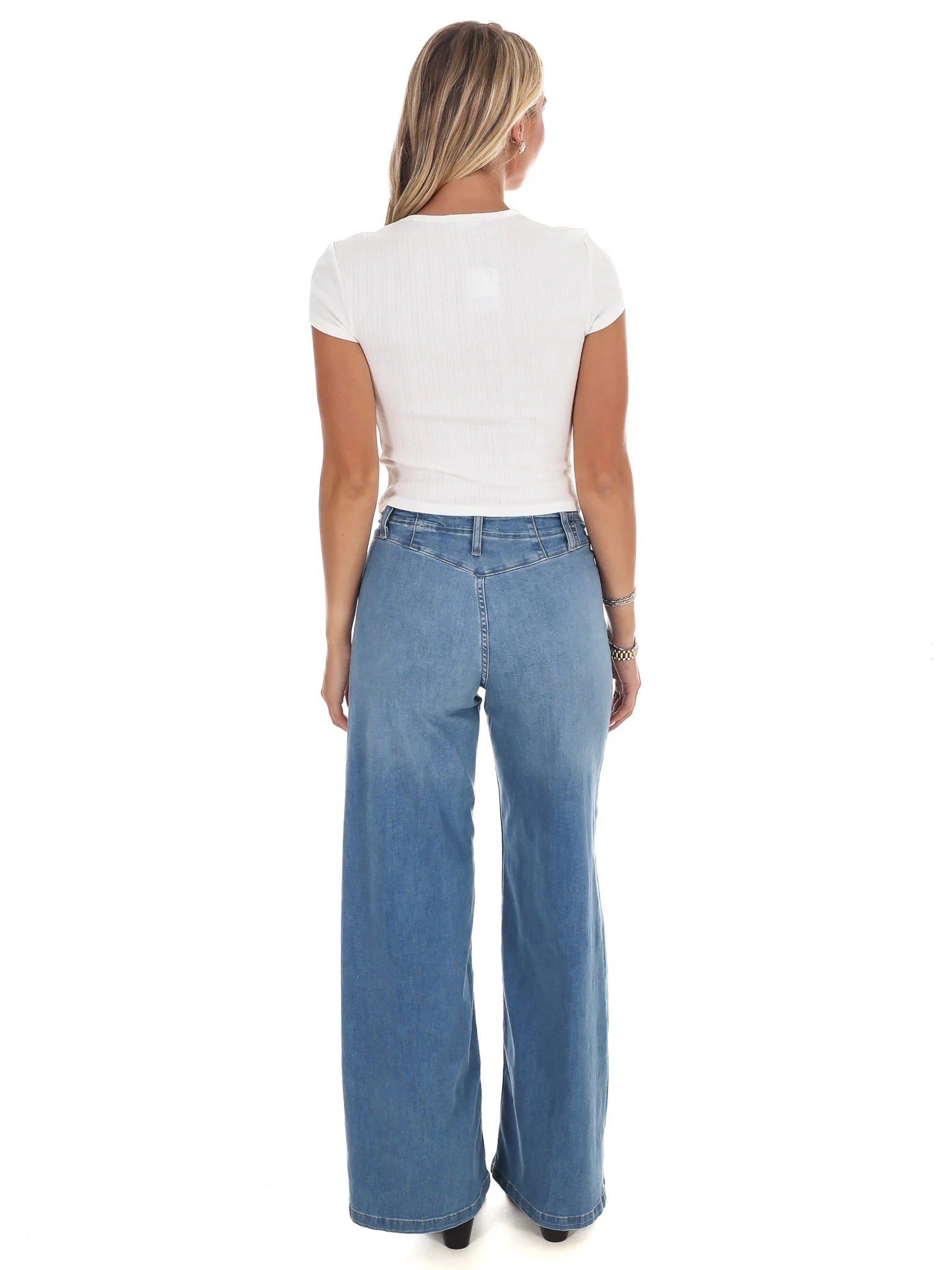 Free People Wait A Minute Baby Tee - Image 7