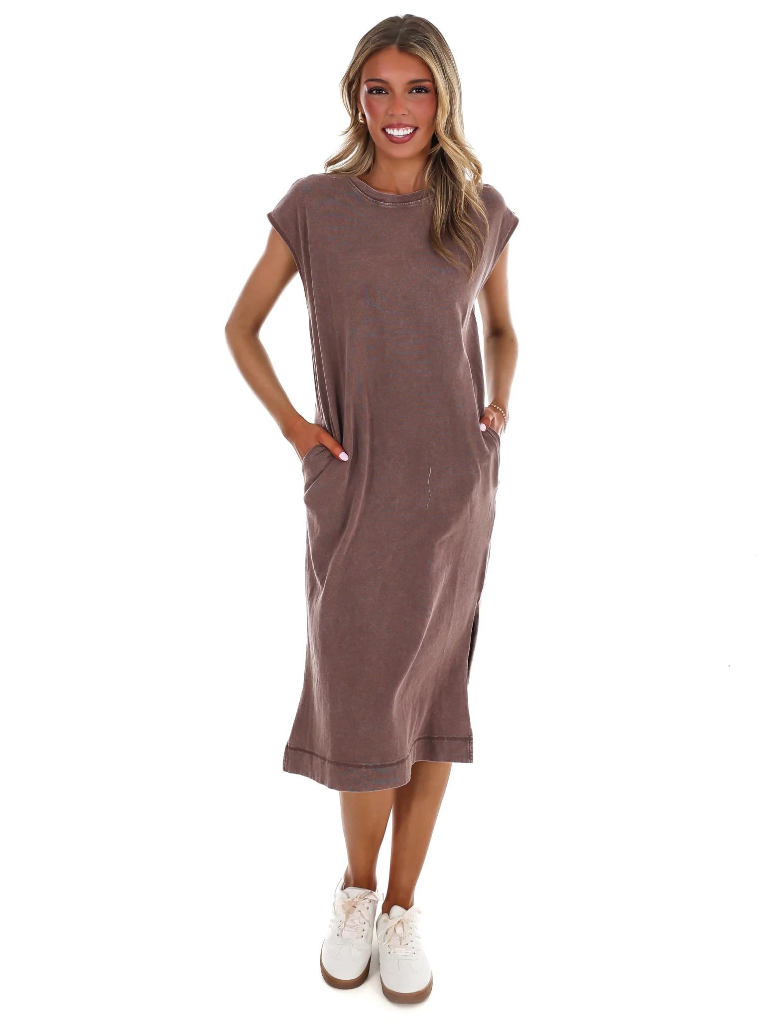 Free Spirit Mineral Wash Midi Dress - Image 12
