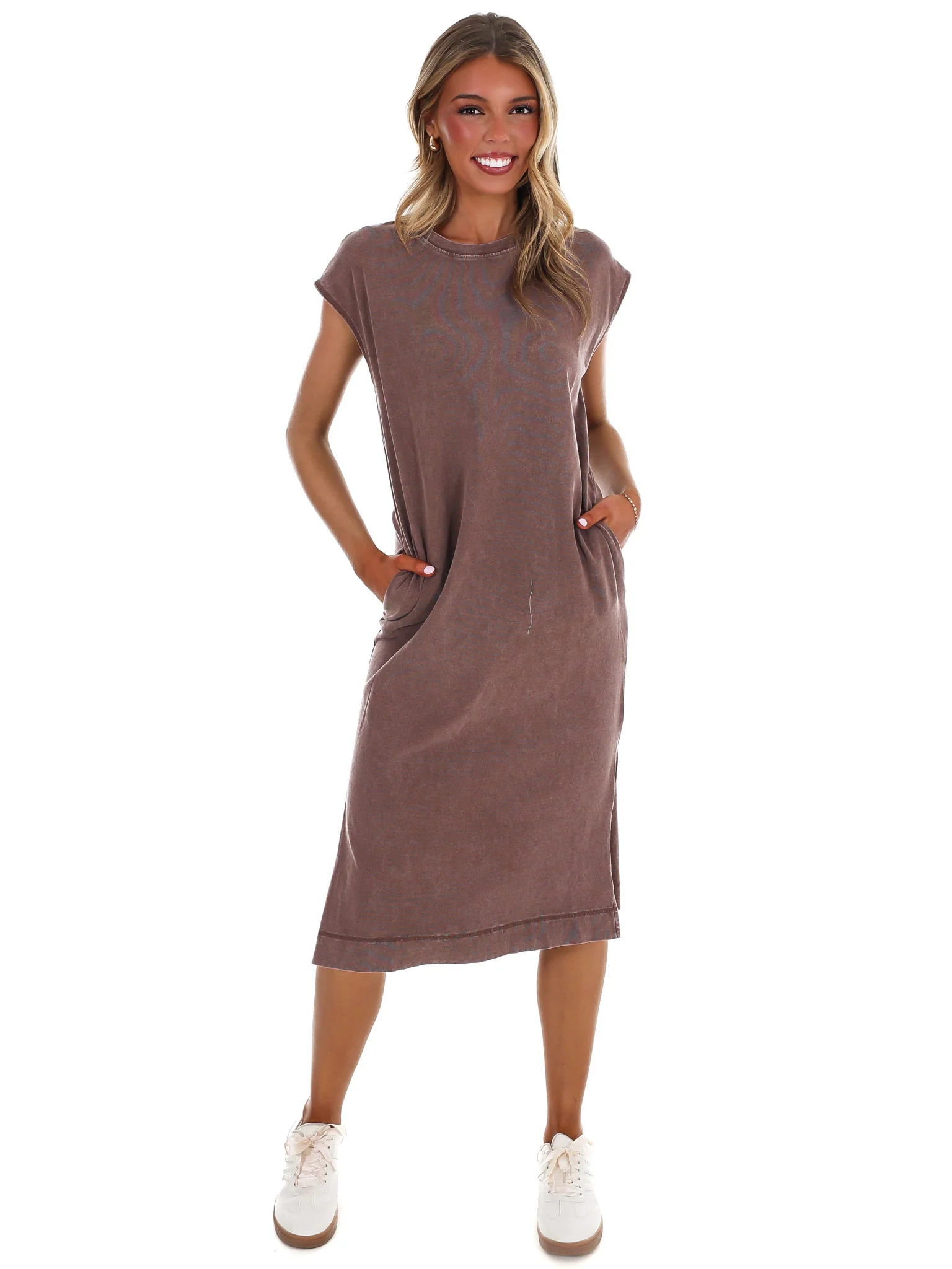 Free Spirit Mineral Wash Midi Dress - Image 13