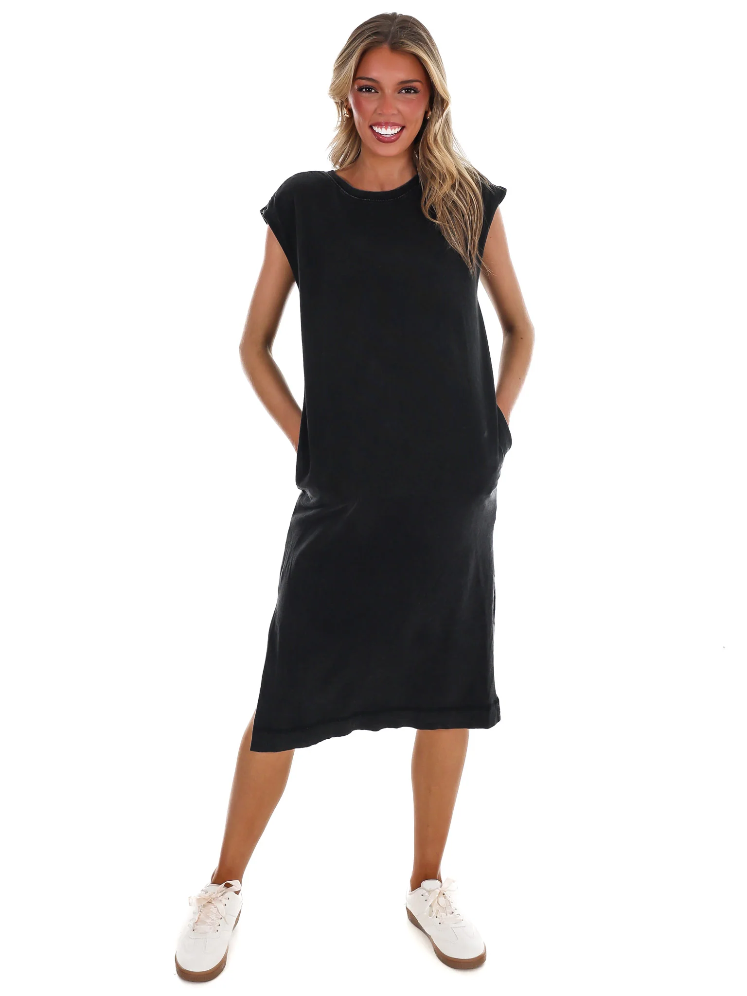 Free Spirit Mineral Wash Midi Dress - Image 3